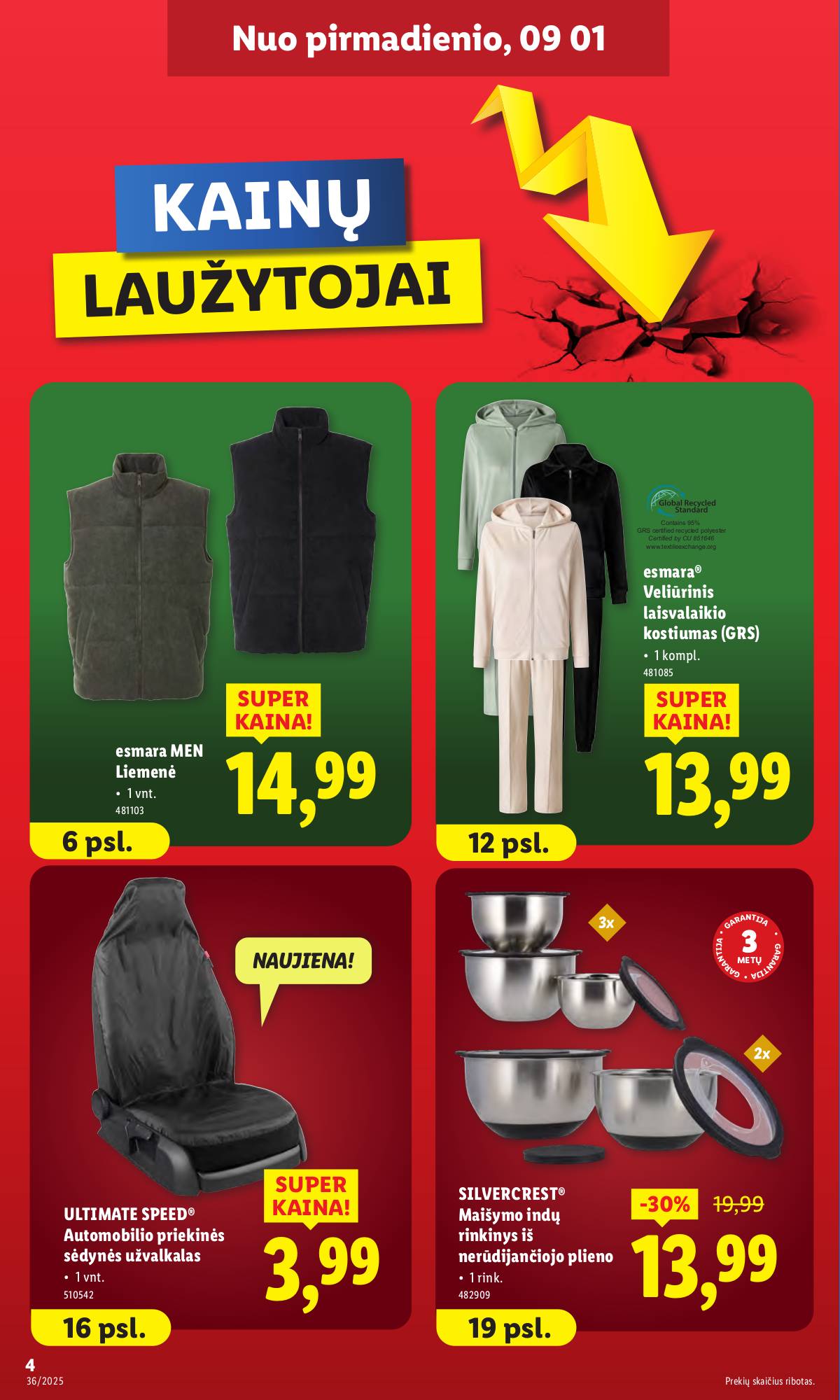 Lidl - LIDL Ne maisto prekių akcijų leidinys 4 puslapis
