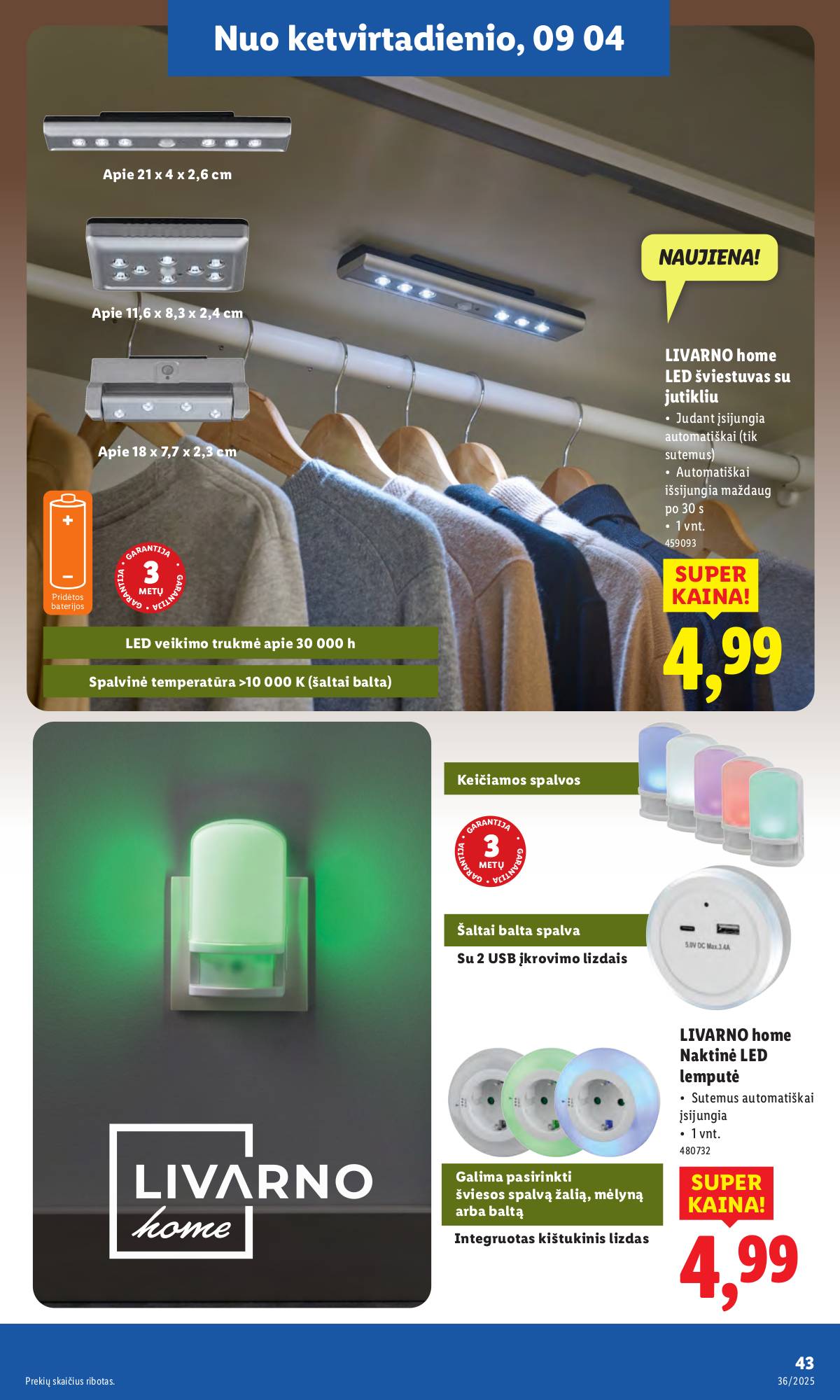 Lidl - LIDL Ne maisto prekių akcijų leidinys 43 puslapis