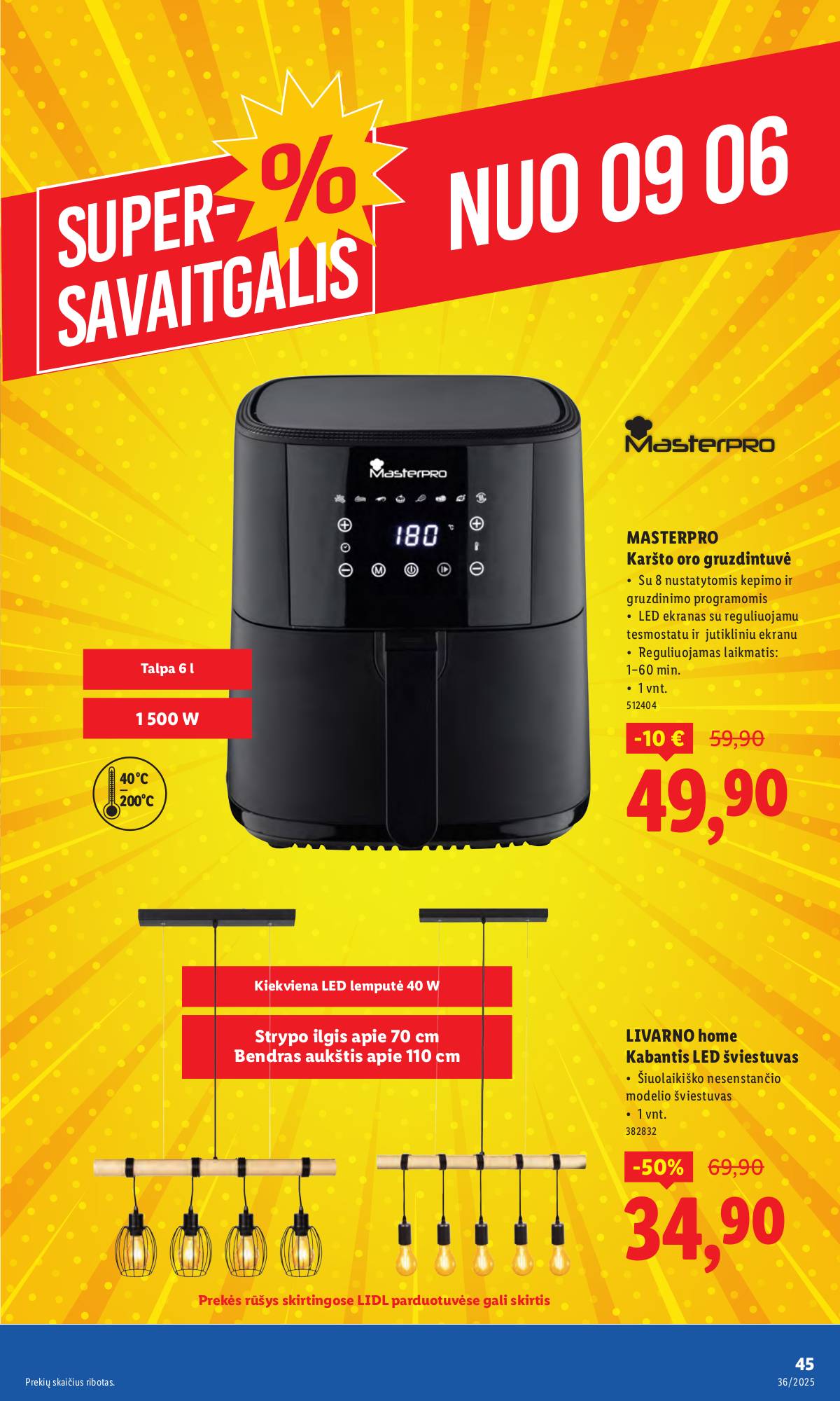 Lidl - LIDL Ne maisto prekių akcijų leidinys 45 puslapis