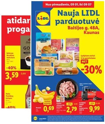 Lidl - Baltijos g. 48A, Kaunas 2025-09-01 – 2025-09-07