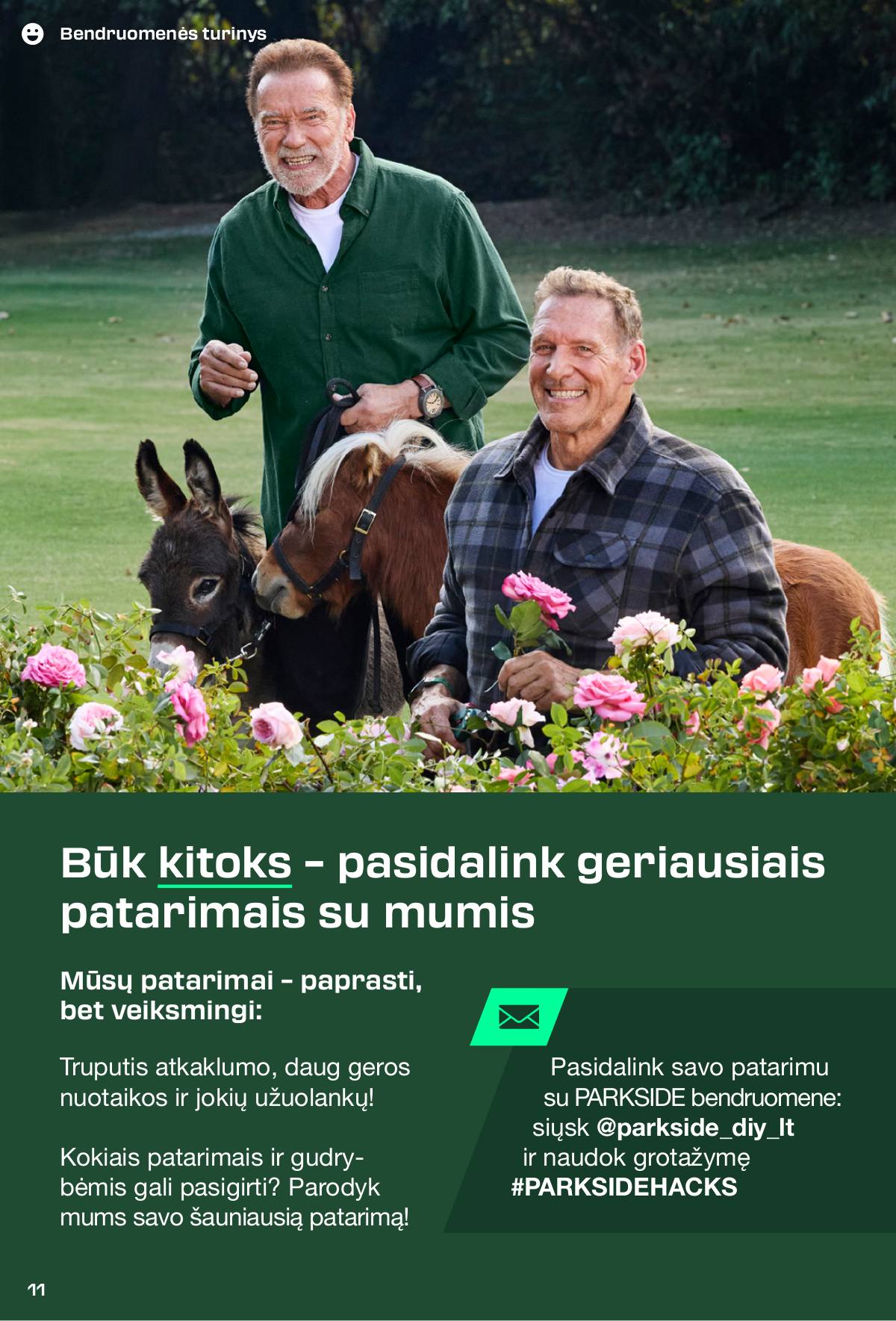 Lidl - PASIDARYK PATS projektų žurnalas 11 puslapis