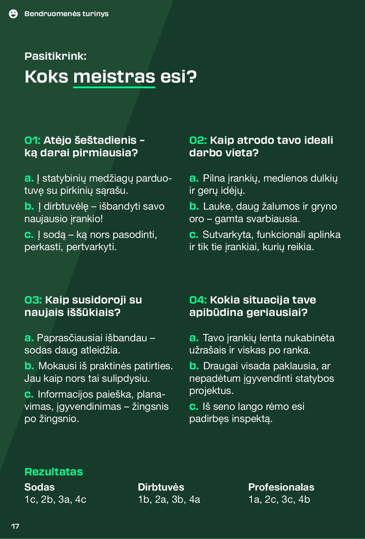 Lidl - PASIDARYK PATS projektų žurnalas 17 puslapis