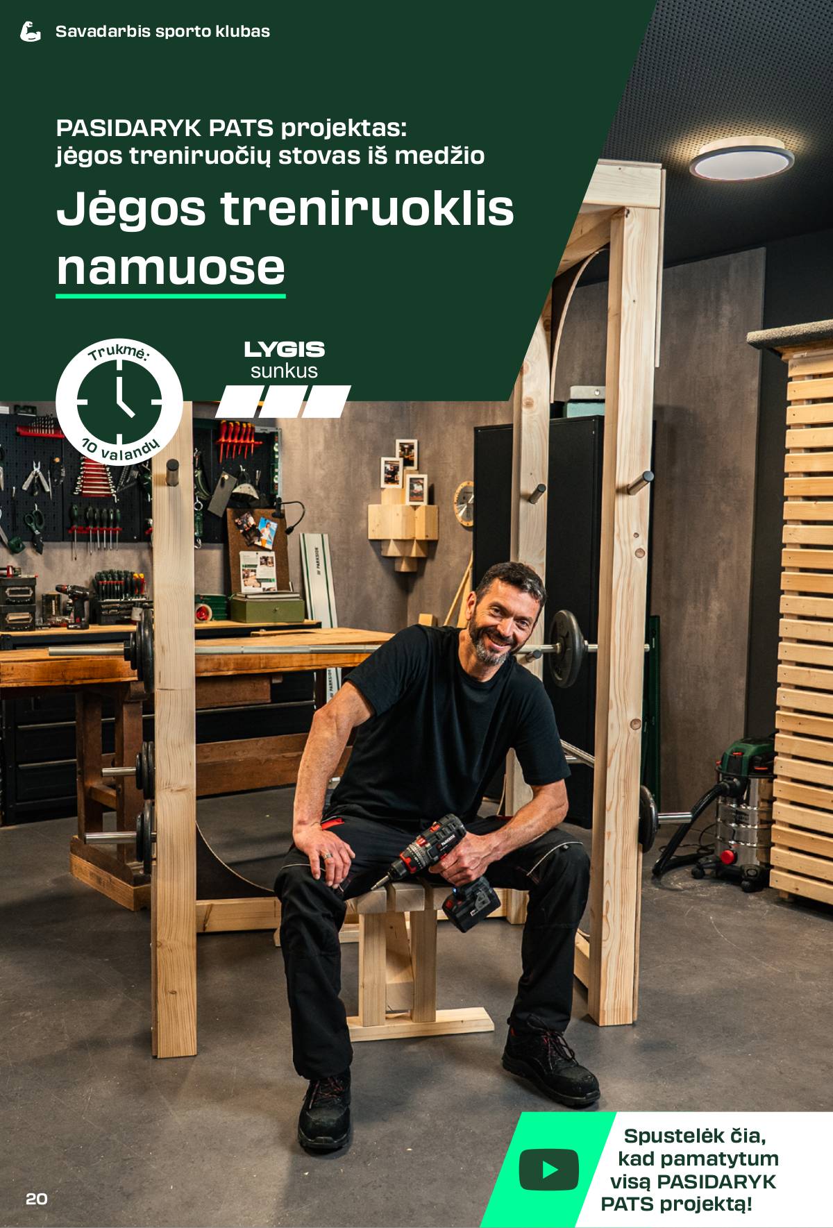 Lidl - PASIDARYK PATS projektų žurnalas 20 puslapis