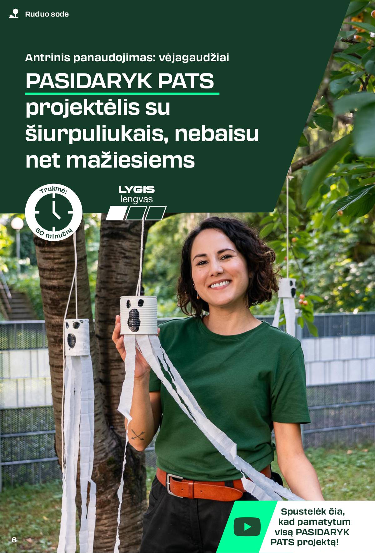 Lidl - PASIDARYK PATS projektų žurnalas 6 puslapis