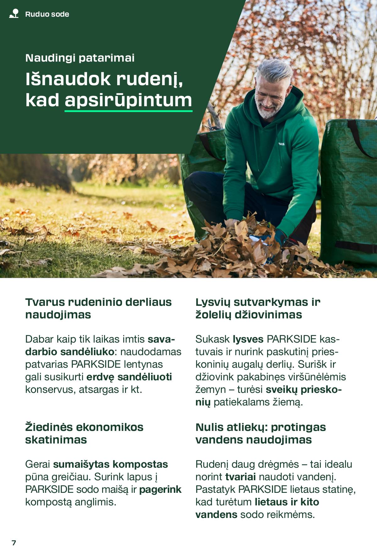 Lidl - PASIDARYK PATS projektų žurnalas 7 puslapis