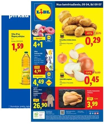 Lidl - LIDL akcijos nuo ketvirtadienio 2025-09-04 – 2025-09-07