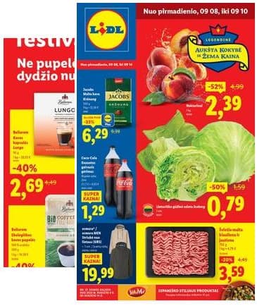 Lidl - LIDL SAVAITĖS Maisto prekių akcijų leidinys 2025-09-08 – 2025-09-14