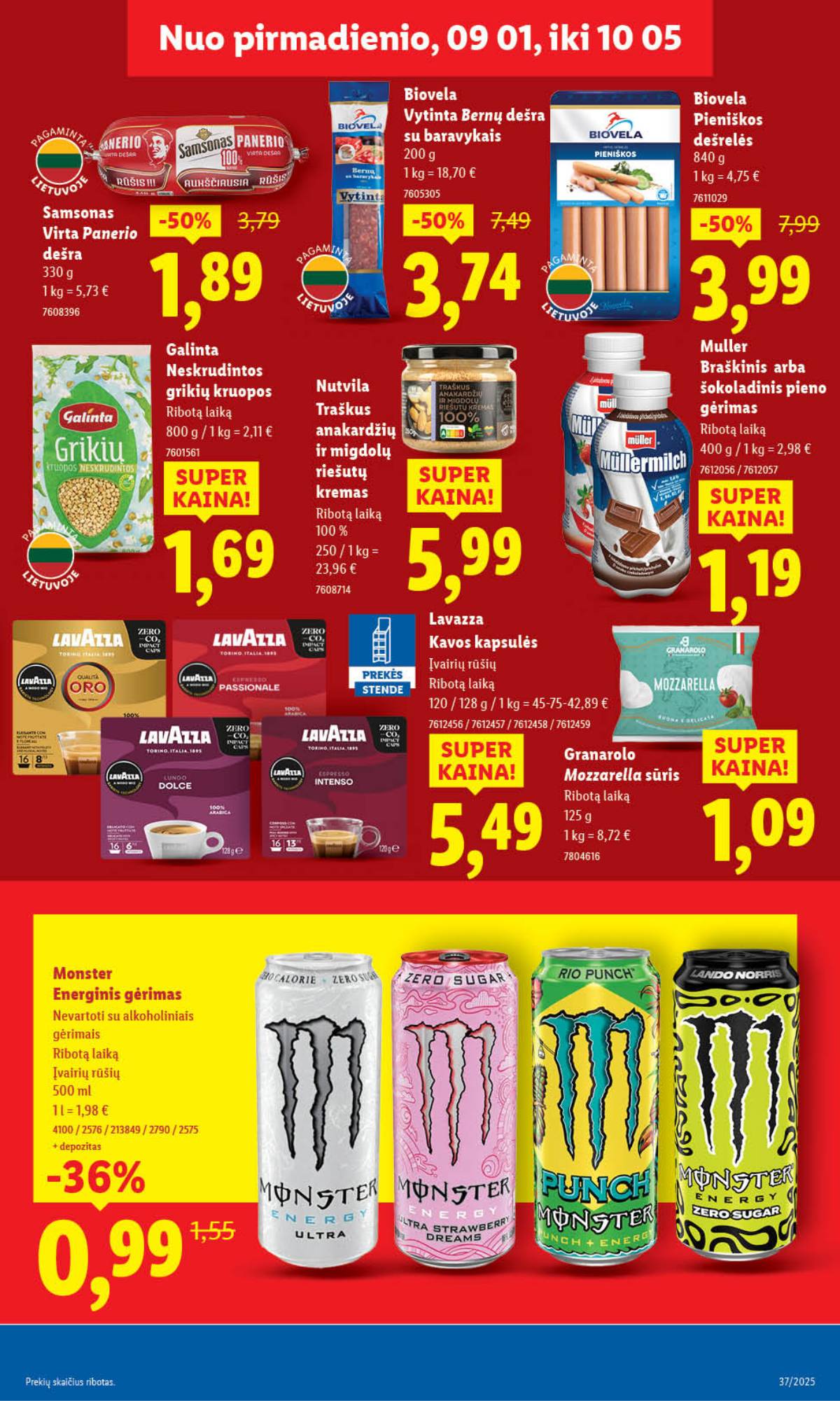 Lidl - LIDL SAVAITĖS Maisto prekių akcijų leidinys 19 puslapis