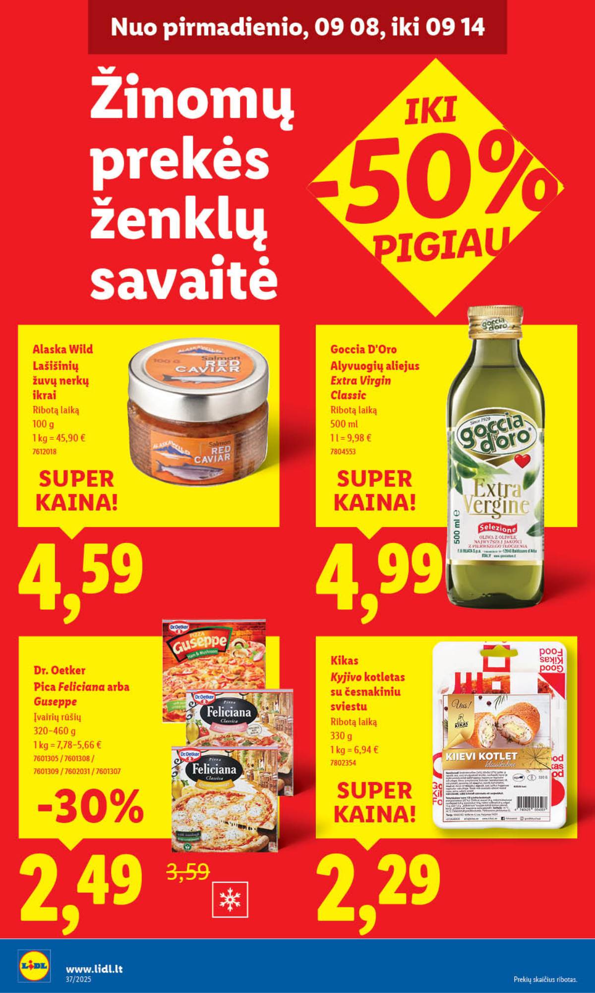 Lidl - LIDL SAVAITĖS Maisto prekių akcijų leidinys 24 puslapis