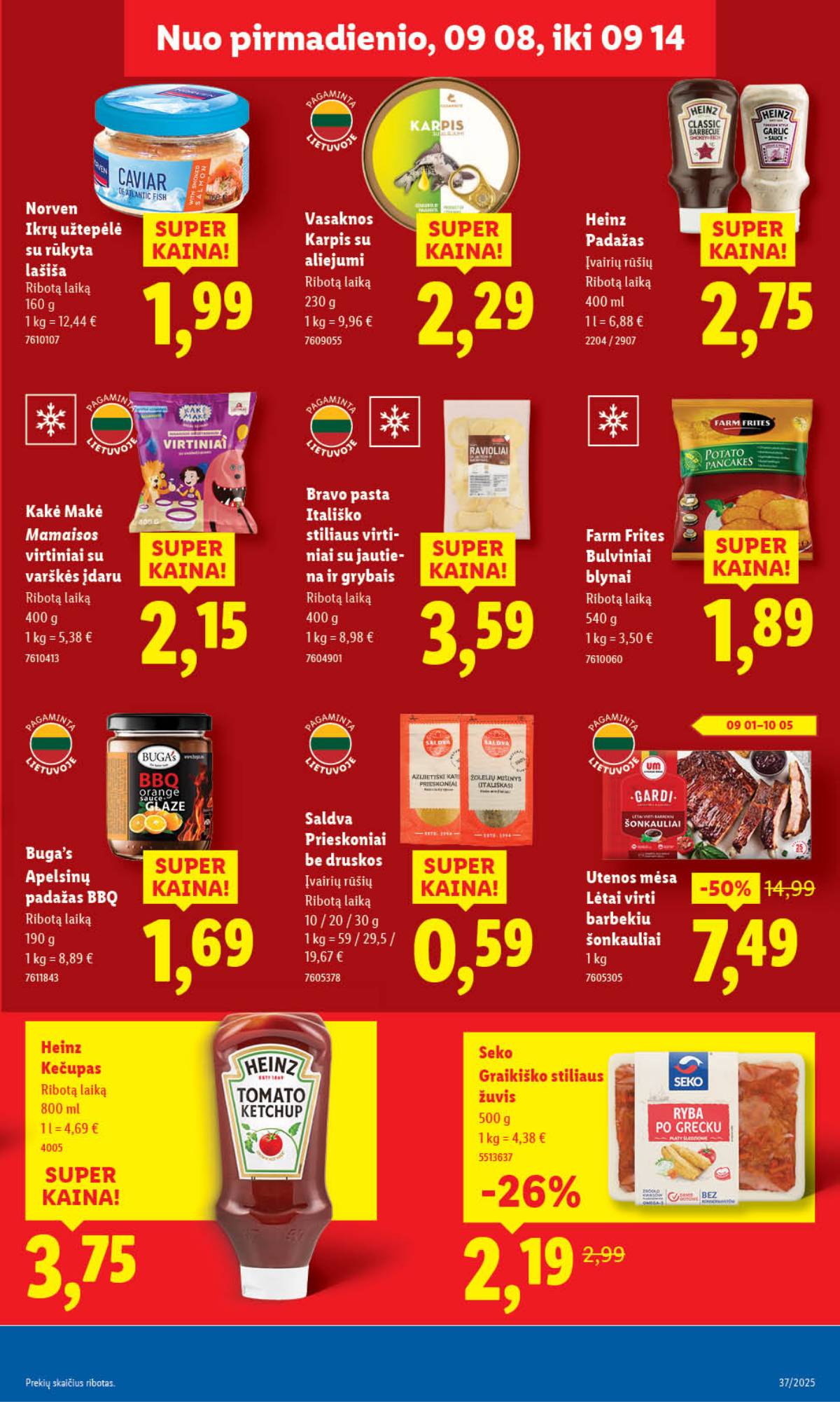 Lidl - LIDL SAVAITĖS Maisto prekių akcijų leidinys 25 puslapis
