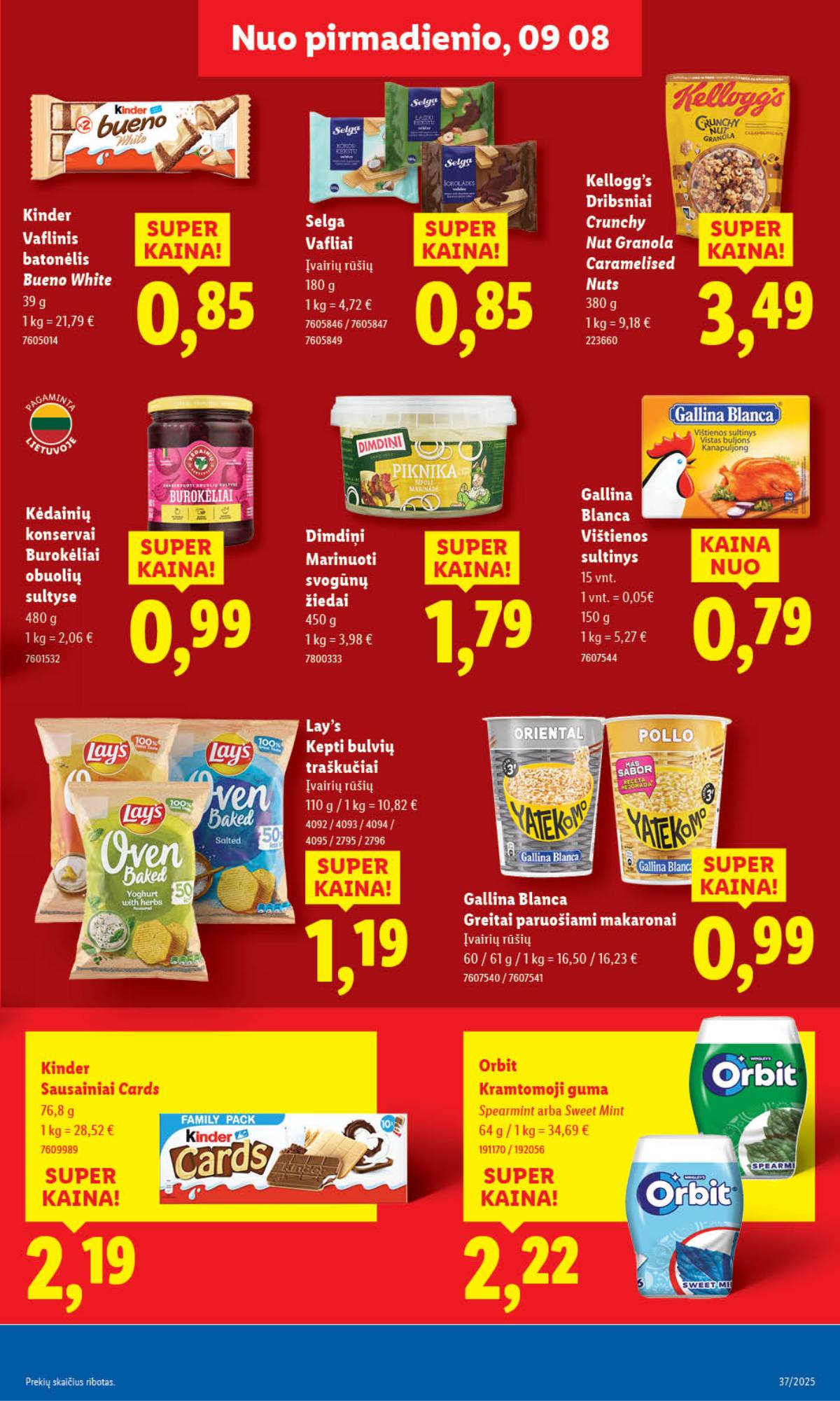 Lidl - LIDL SAVAITĖS Maisto prekių akcijų leidinys 27 puslapis