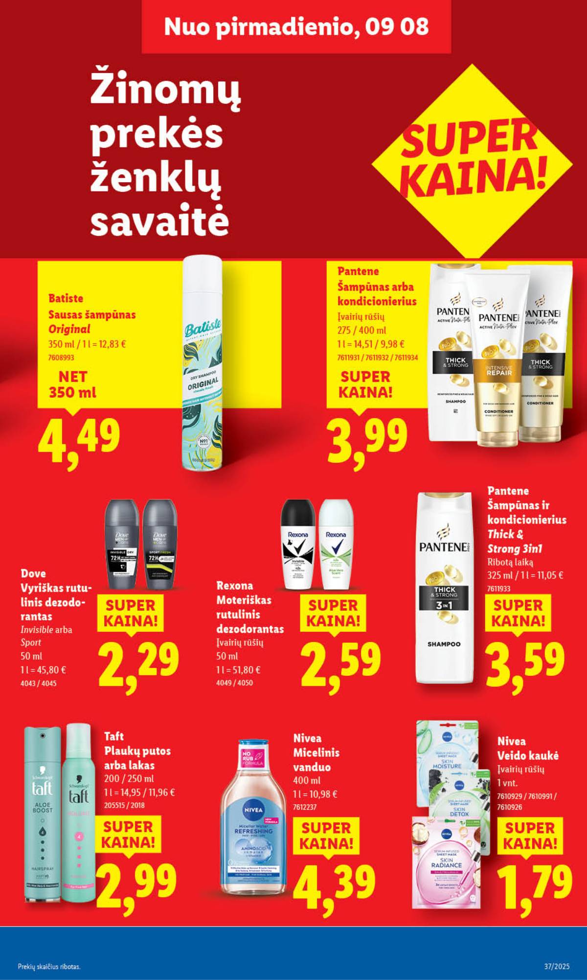 Lidl - LIDL SAVAITĖS Maisto prekių akcijų leidinys 29 puslapis