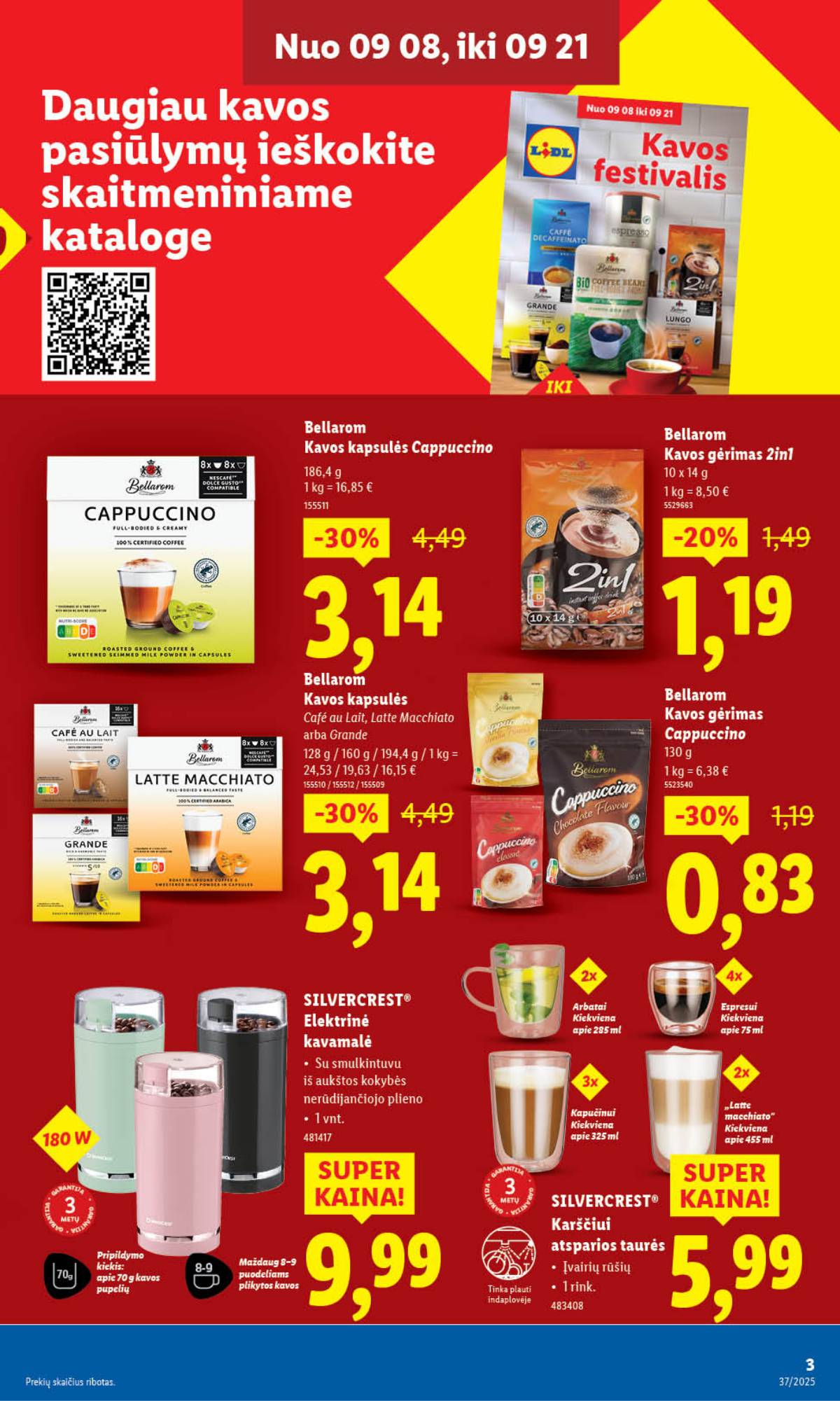 Lidl - LIDL SAVAITĖS Maisto prekių akcijų leidinys 3 puslapis
