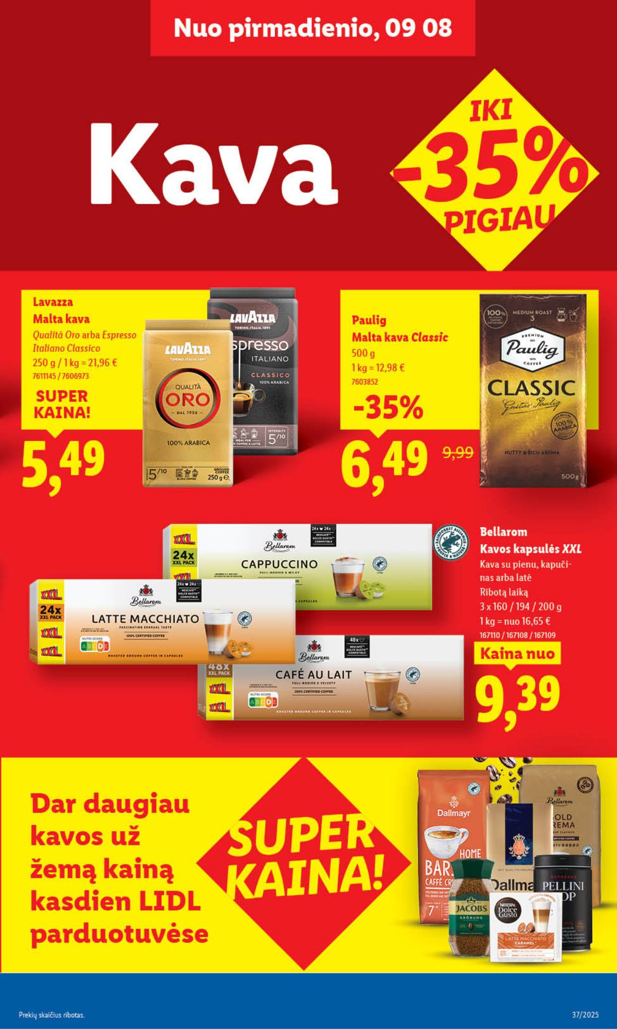 Lidl - LIDL SAVAITĖS Maisto prekių akcijų leidinys 31 puslapis