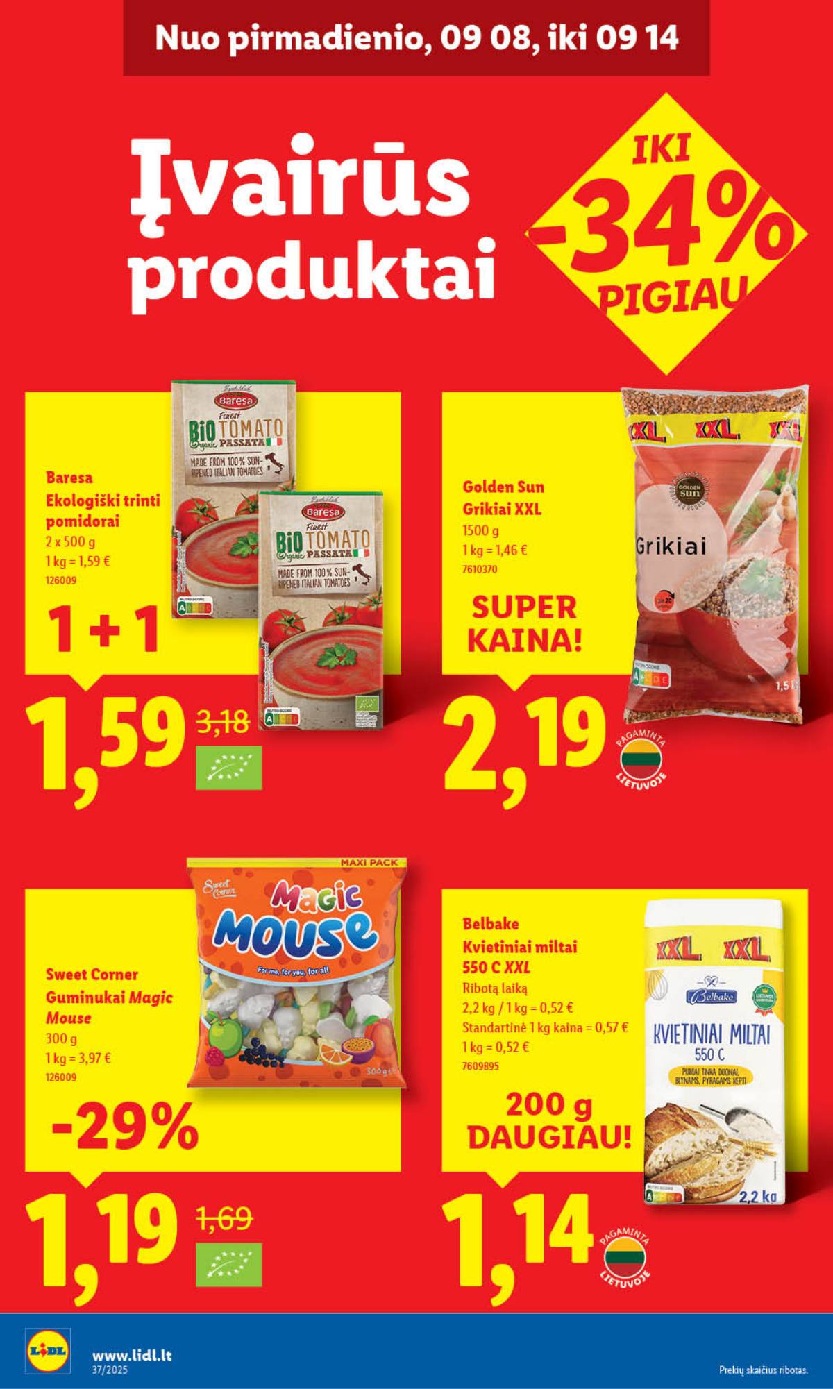 Lidl - LIDL SAVAITĖS Maisto prekių akcijų leidinys 32 puslapis