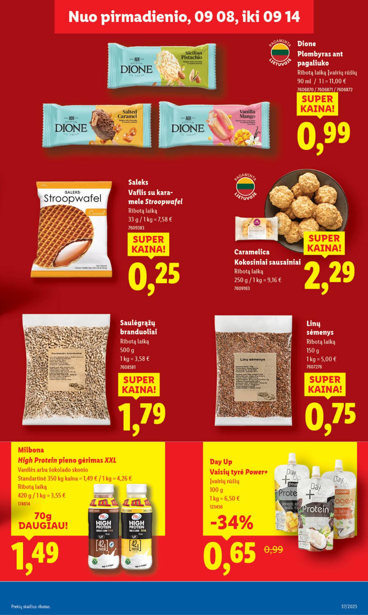 Lidl - LIDL SAVAITĖS Maisto prekių akcijų leidinys 33 puslapis