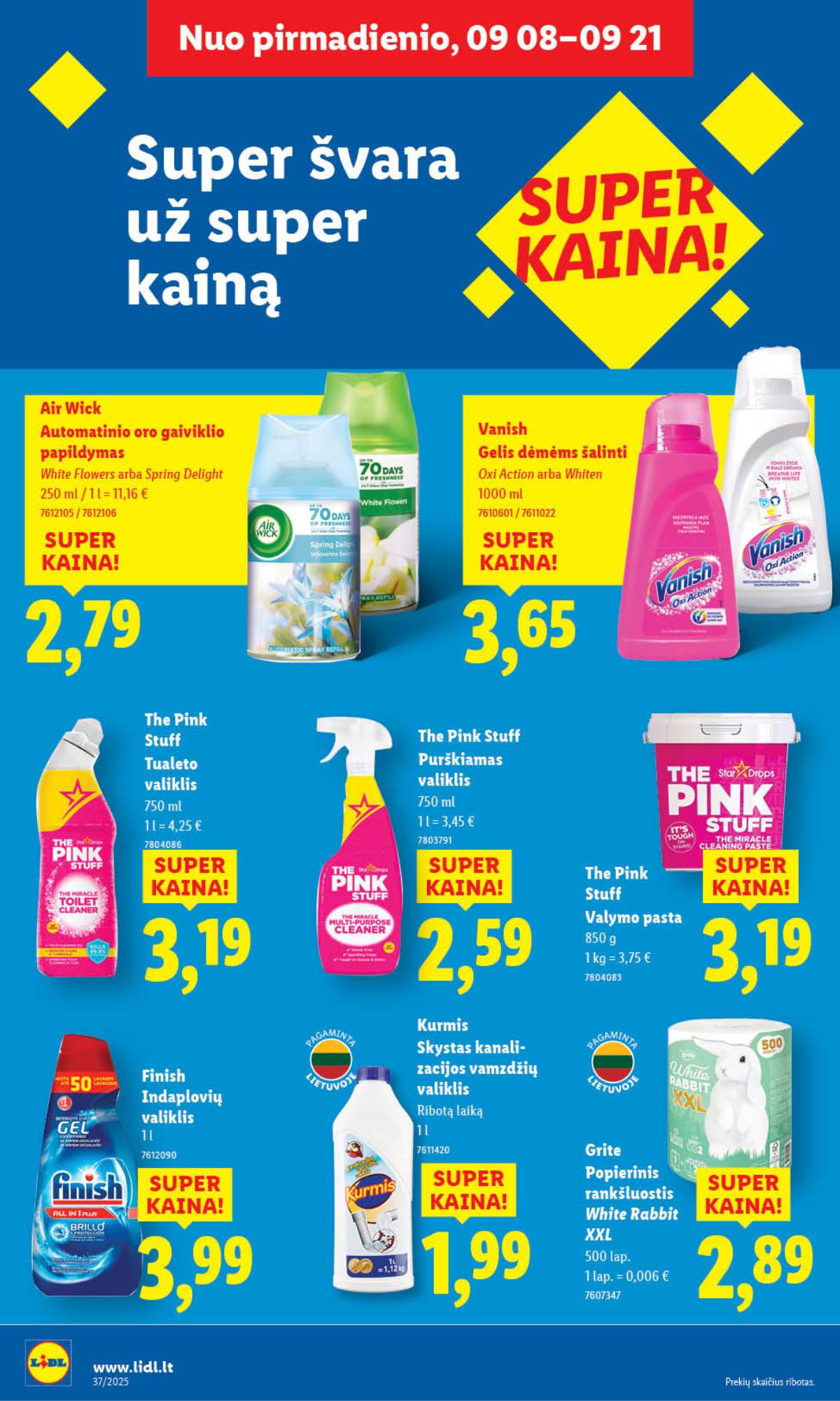 Lidl - LIDL SAVAITĖS Maisto prekių akcijų leidinys 34 puslapis