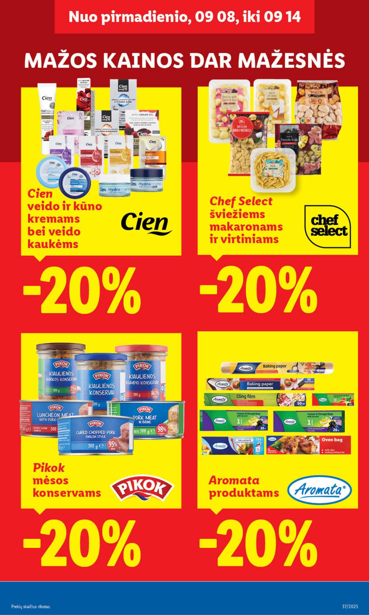 Lidl - LIDL SAVAITĖS Maisto prekių akcijų leidinys 39 puslapis