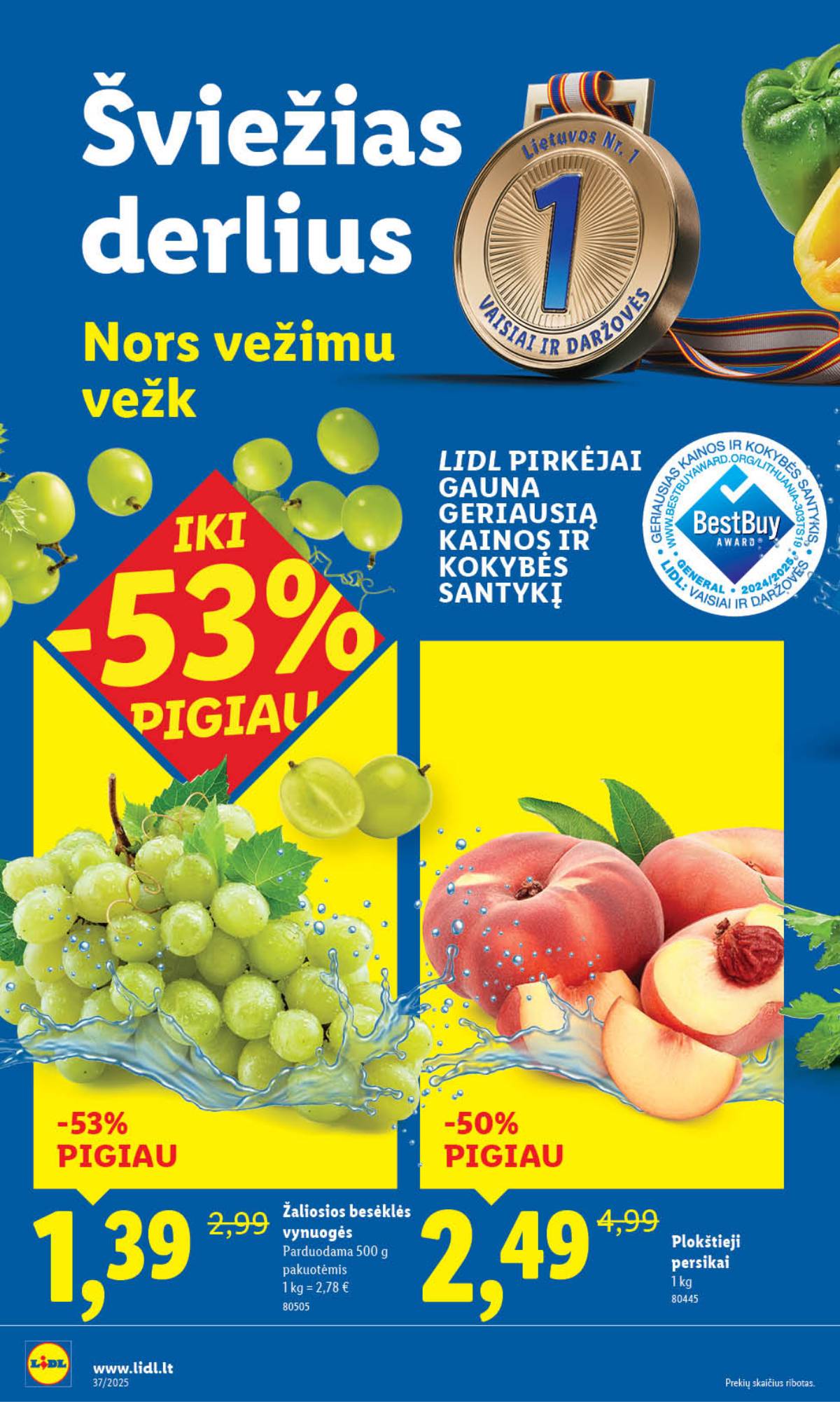Lidl - LIDL SAVAITĖS Maisto prekių akcijų leidinys 4 puslapis