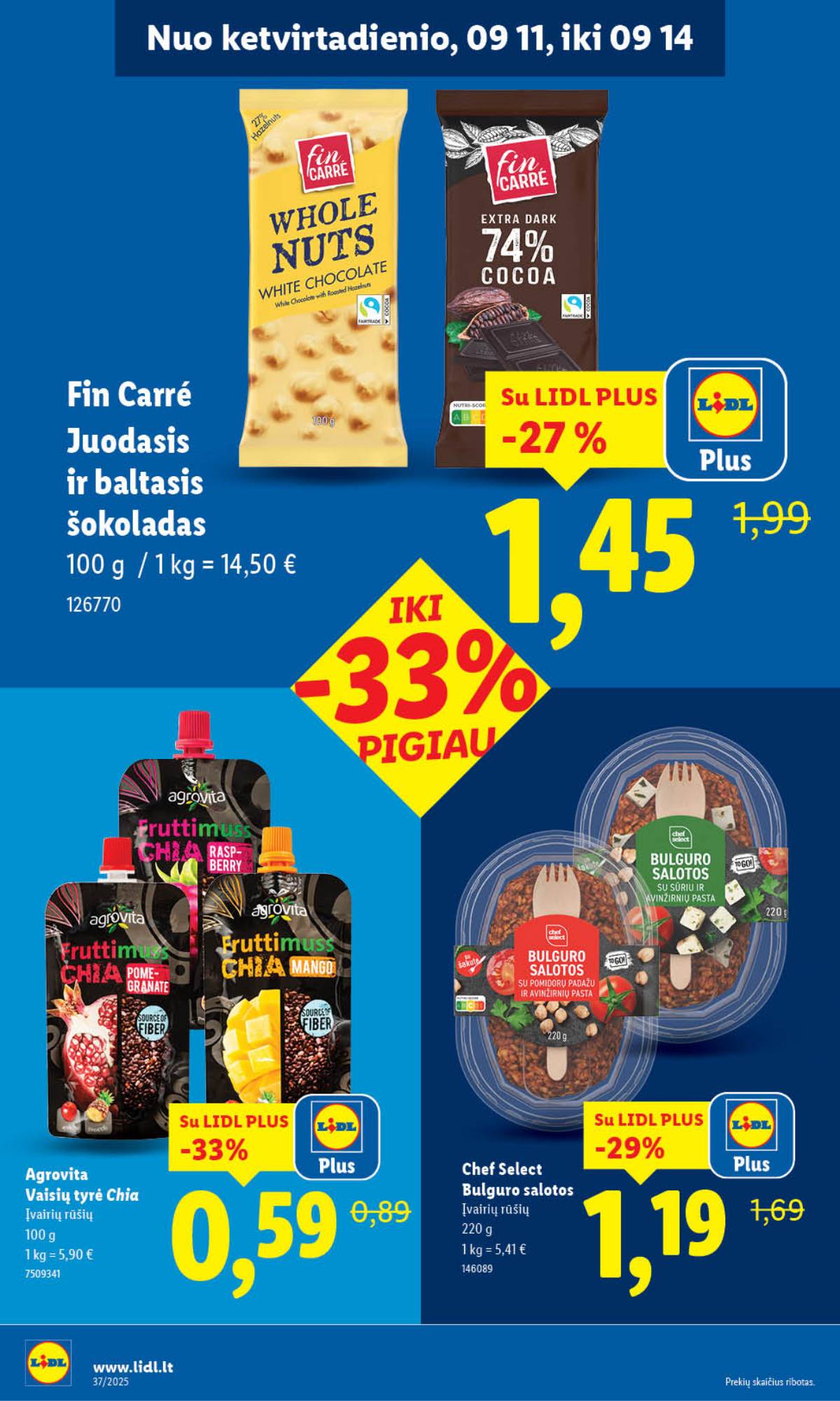 Lidl - LIDL SAVAITĖS Maisto prekių akcijų leidinys 44 puslapis