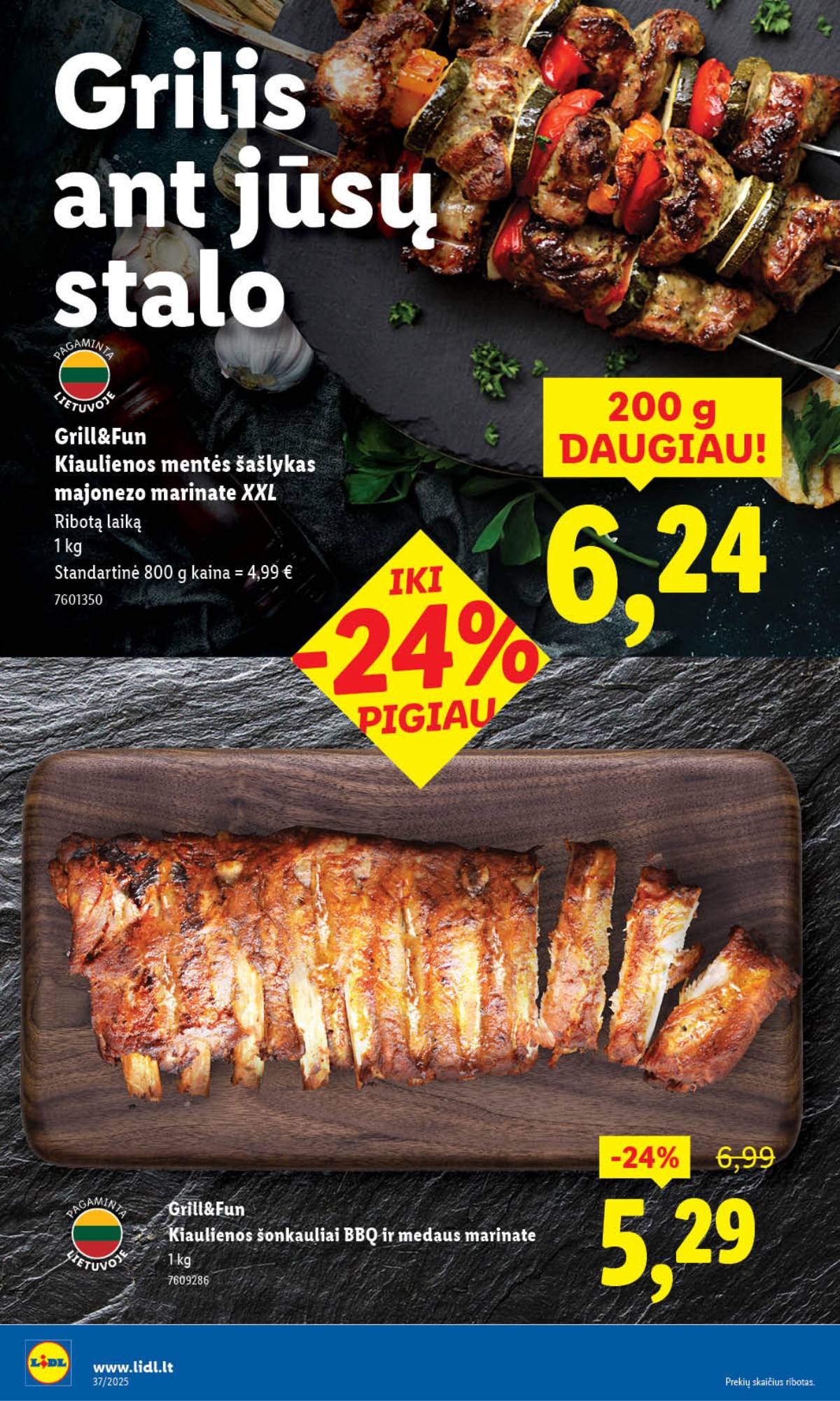Lidl - LIDL SAVAITĖS Maisto prekių akcijų leidinys 48 puslapis