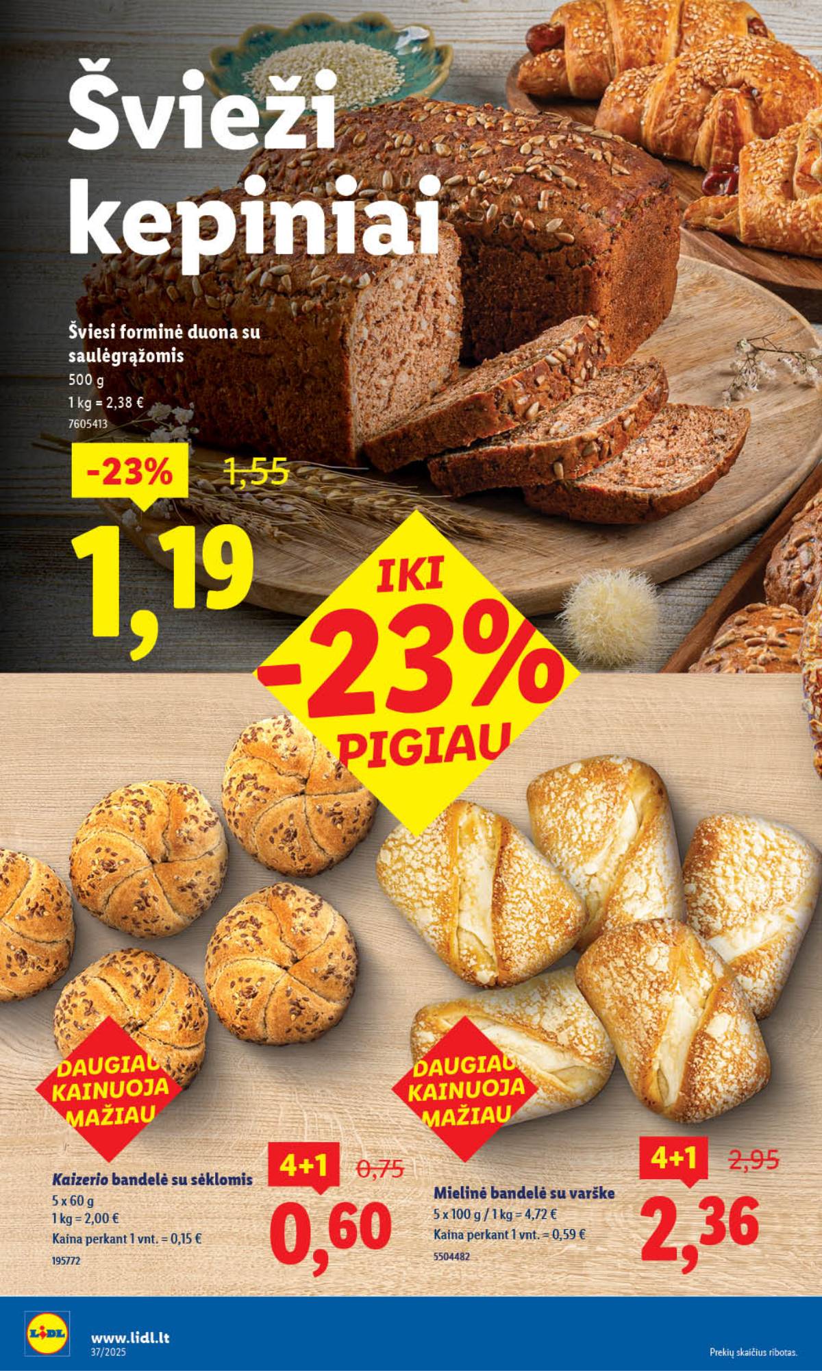Lidl - LIDL SAVAITĖS Maisto prekių akcijų leidinys 6 puslapis