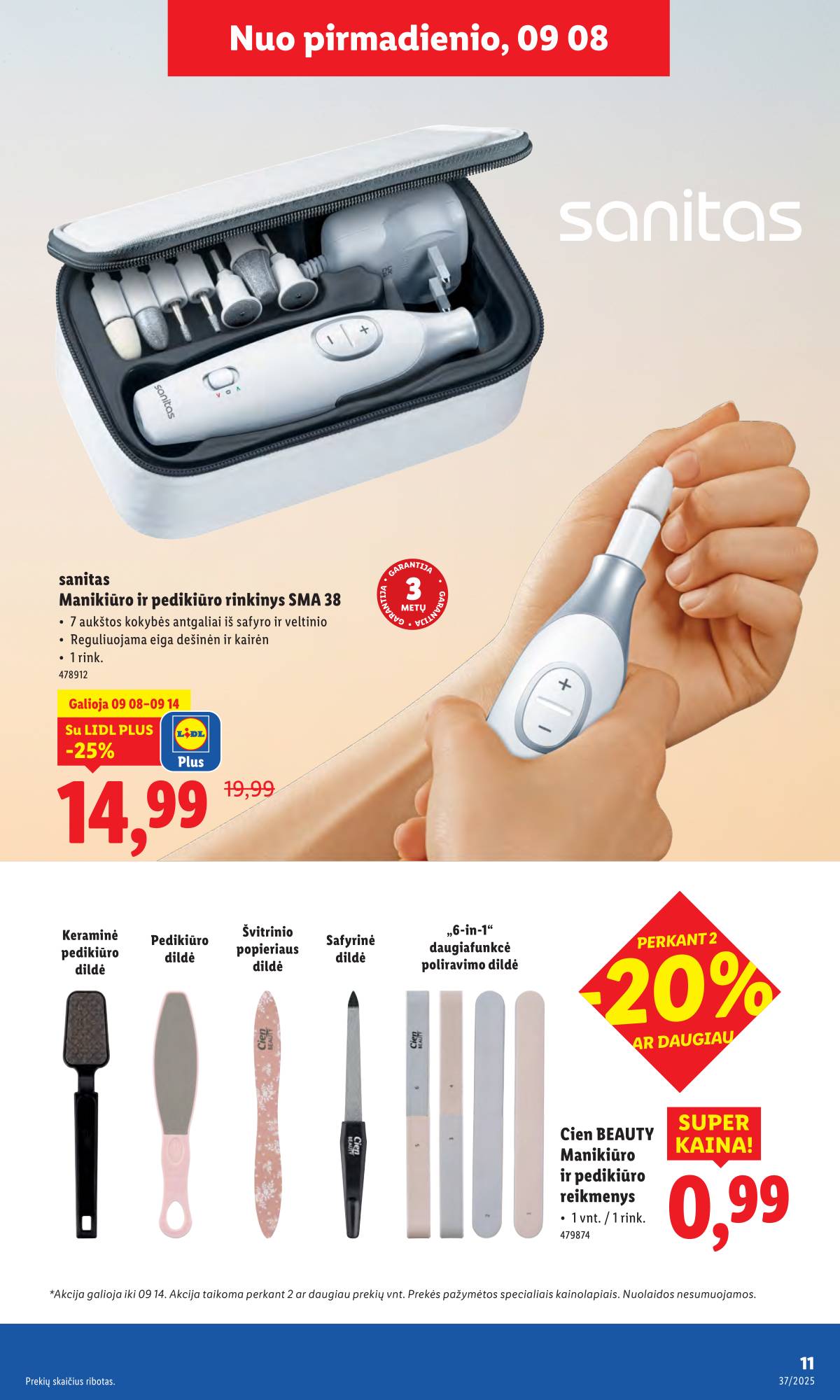 Lidl - LIDL Ne maisto prekių akcijų leidinys 11 puslapis