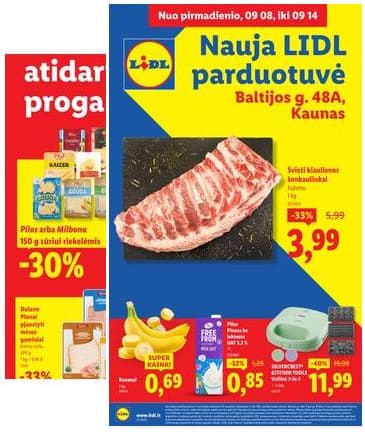 Lidl - Baltijos g. 48A, Kaunas 2025-09-08 – 2025-09-14