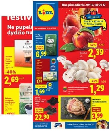 Lidl - LIDL SAVAITĖS Maisto prekių akcijų leidinys 2025-09-15 – 2025-09-21