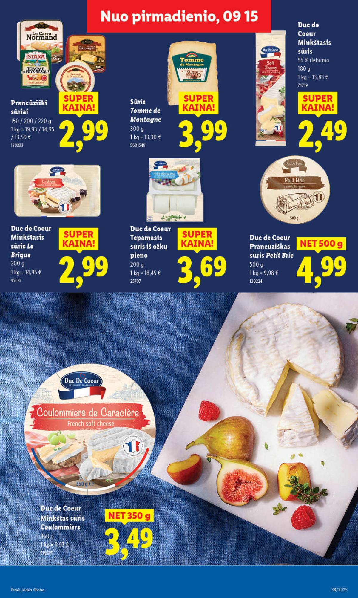 Lidl - LIDL SAVAITĖS Maisto prekių akcijų leidinys 15 puslapis