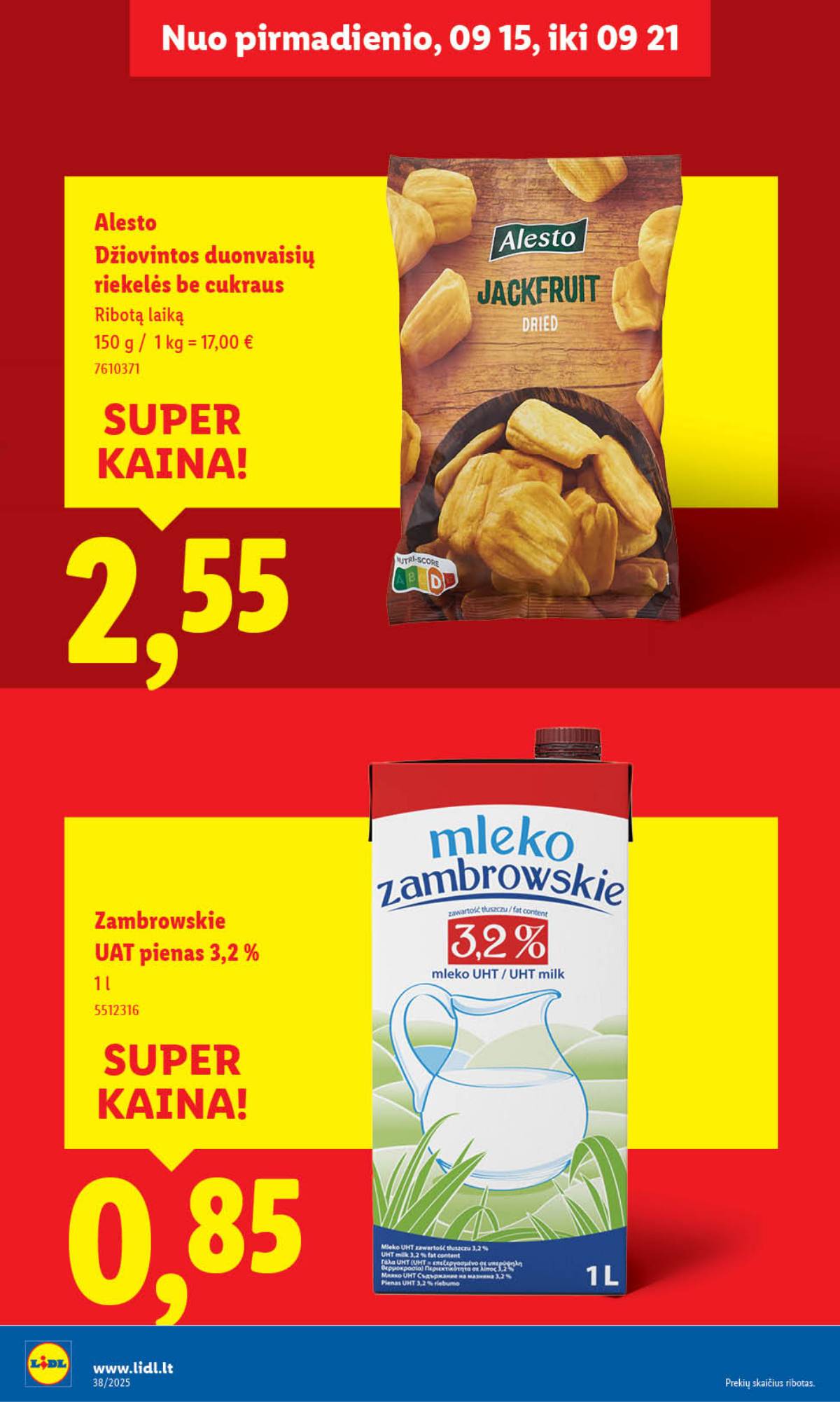 Lidl - LIDL SAVAITĖS Maisto prekių akcijų leidinys 20 puslapis
