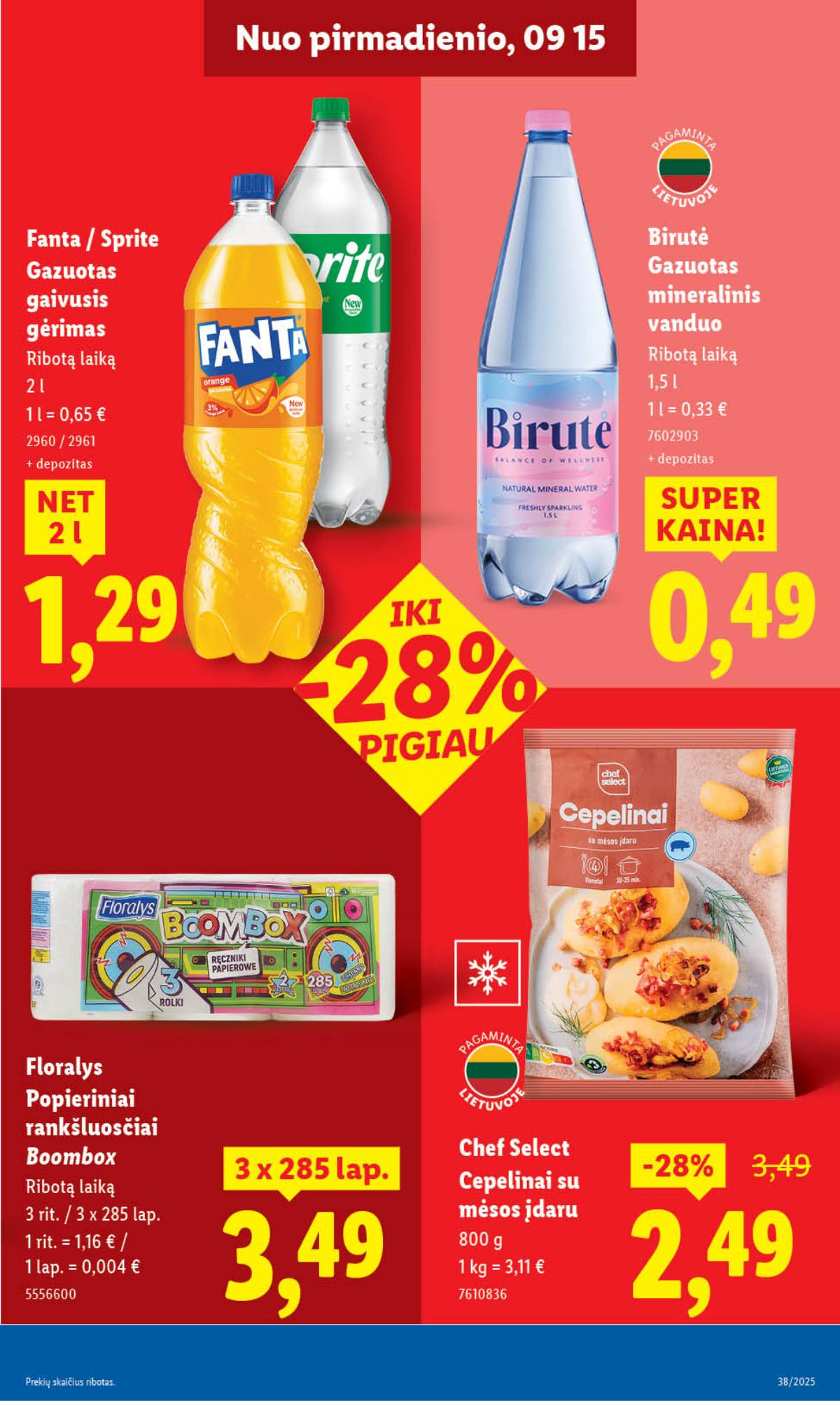 Lidl - LIDL SAVAITĖS Maisto prekių akcijų leidinys 23 puslapis