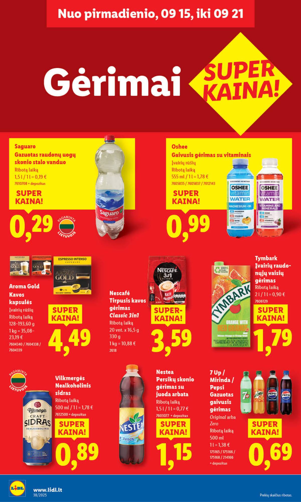 Lidl - LIDL SAVAITĖS Maisto prekių akcijų leidinys 30 puslapis