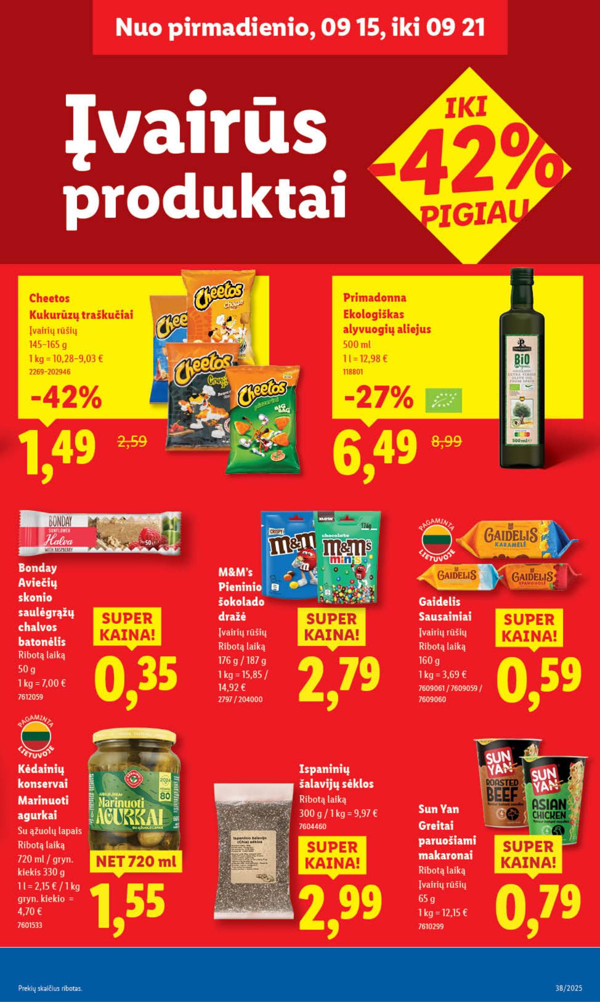 Lidl - LIDL SAVAITĖS Maisto prekių akcijų leidinys 31 puslapis