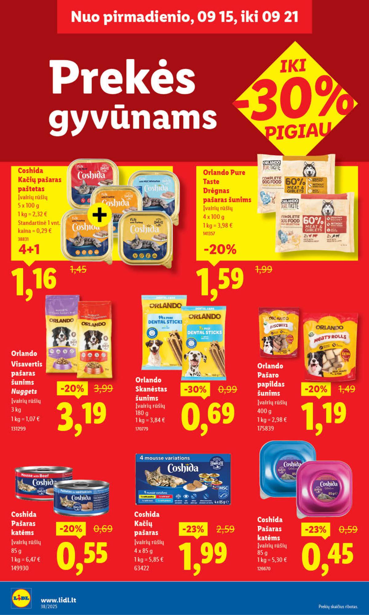 Lidl - LIDL SAVAITĖS Maisto prekių akcijų leidinys 36 puslapis