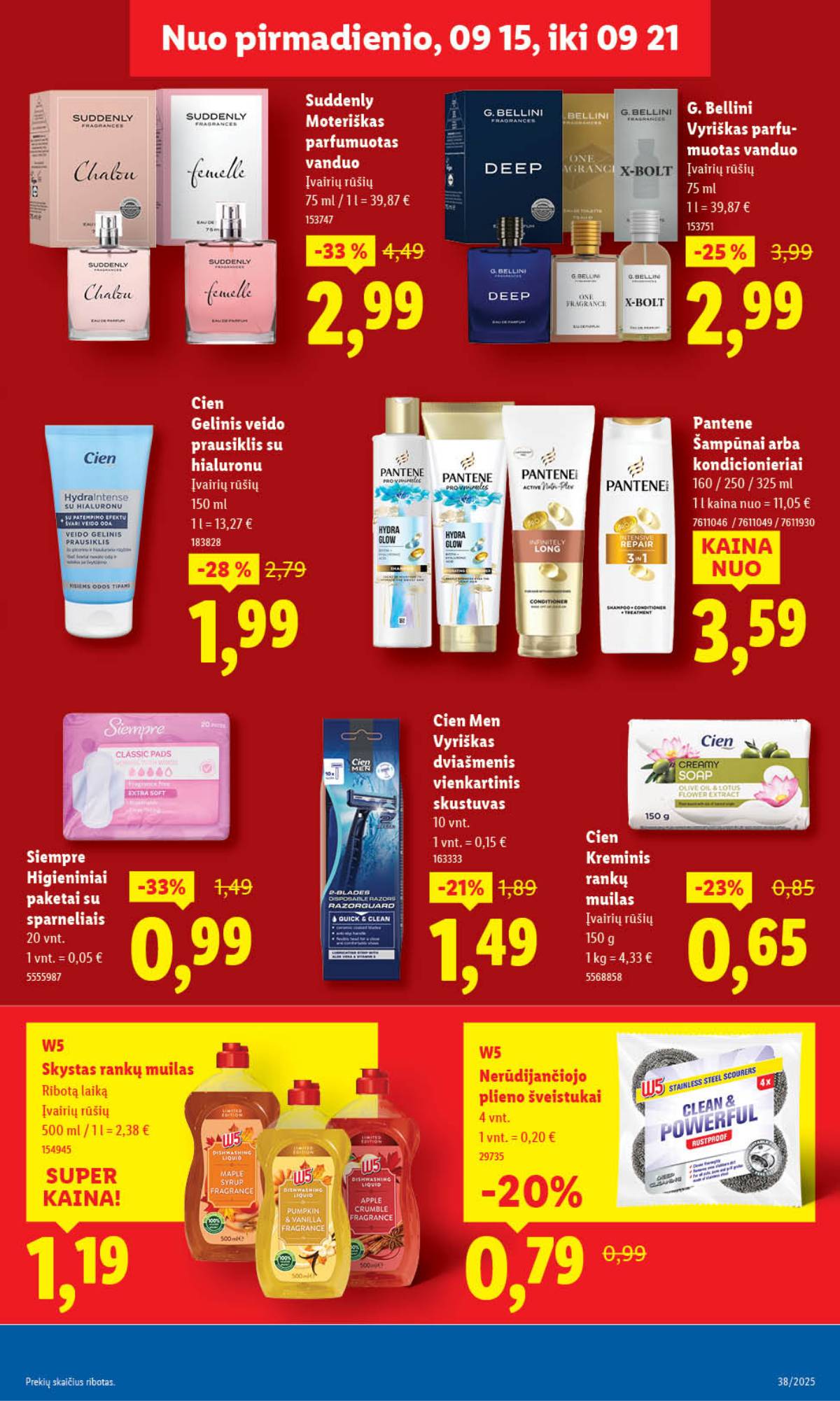 Lidl - LIDL SAVAITĖS Maisto prekių akcijų leidinys 39 puslapis