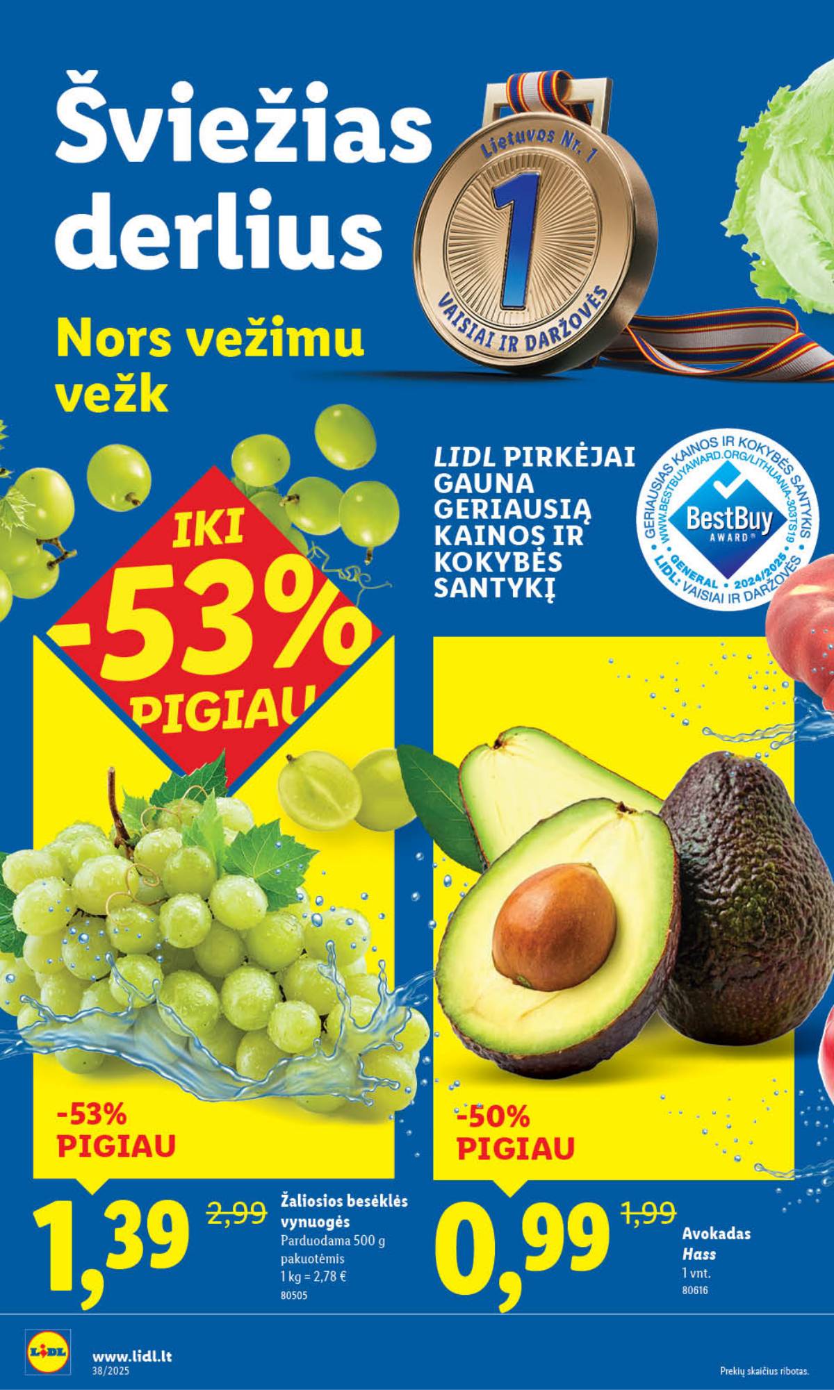 Lidl - LIDL SAVAITĖS Maisto prekių akcijų leidinys 4 puslapis