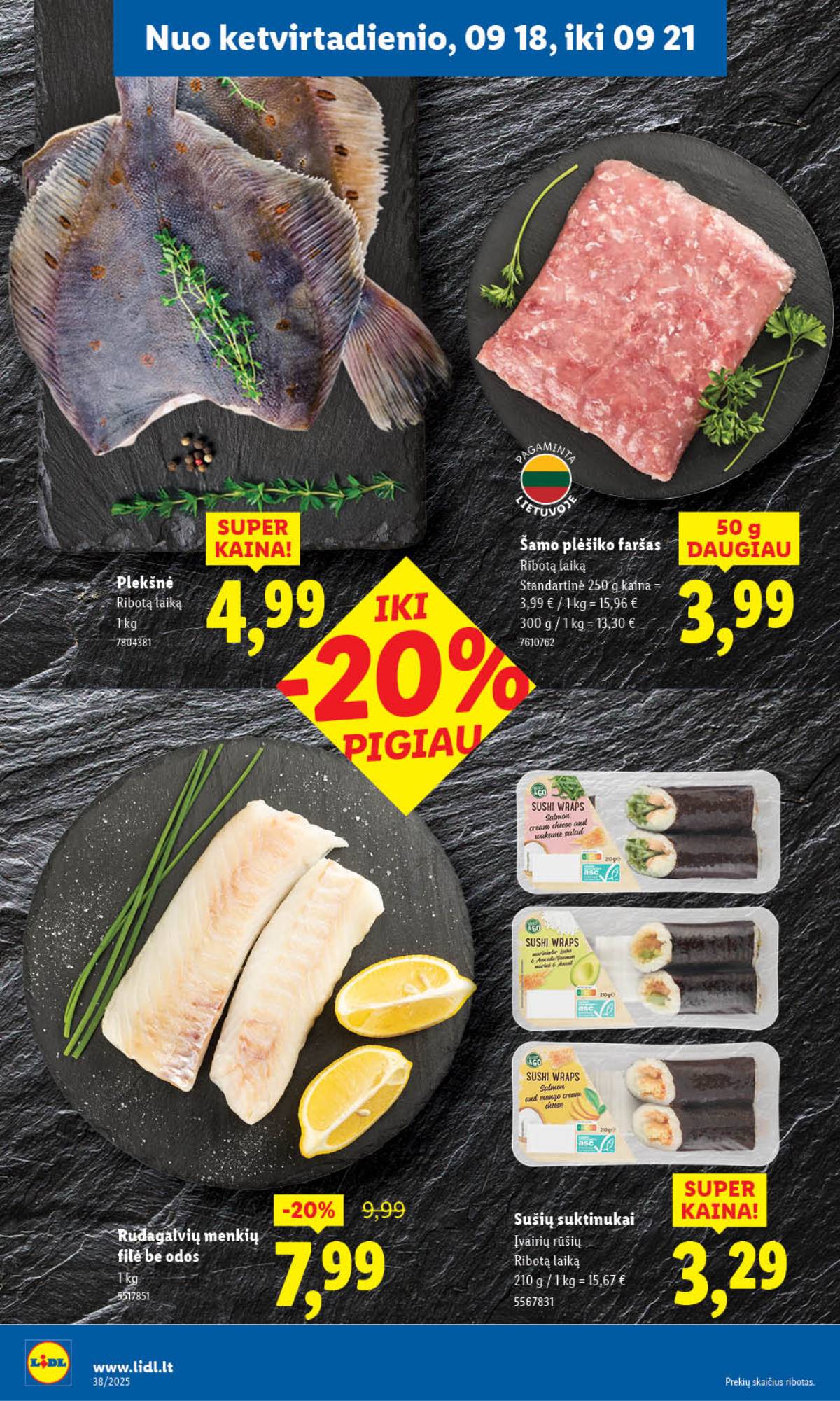 Lidl - LIDL SAVAITĖS Maisto prekių akcijų leidinys 48 puslapis