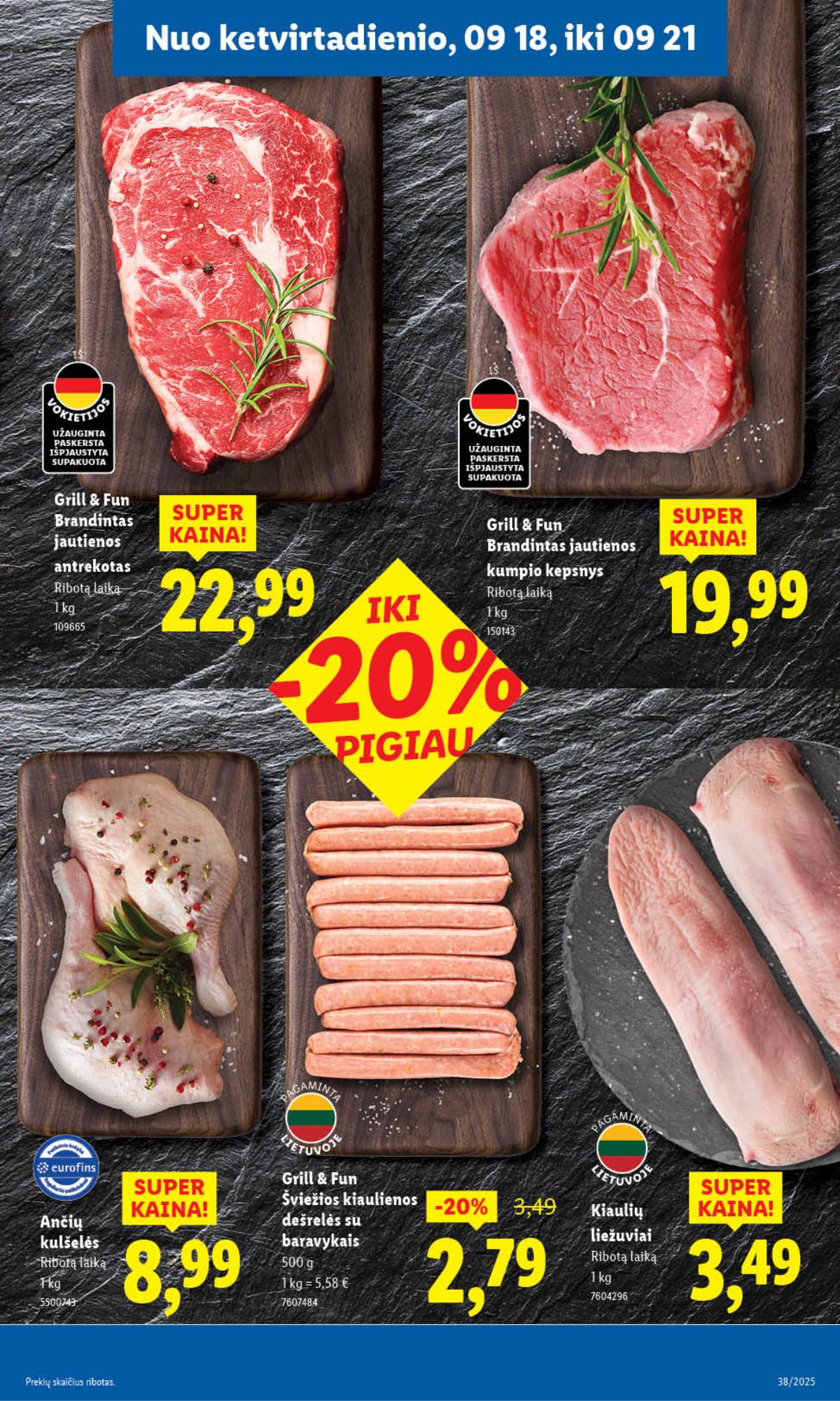 Lidl - LIDL SAVAITĖS Maisto prekių akcijų leidinys 49 puslapis