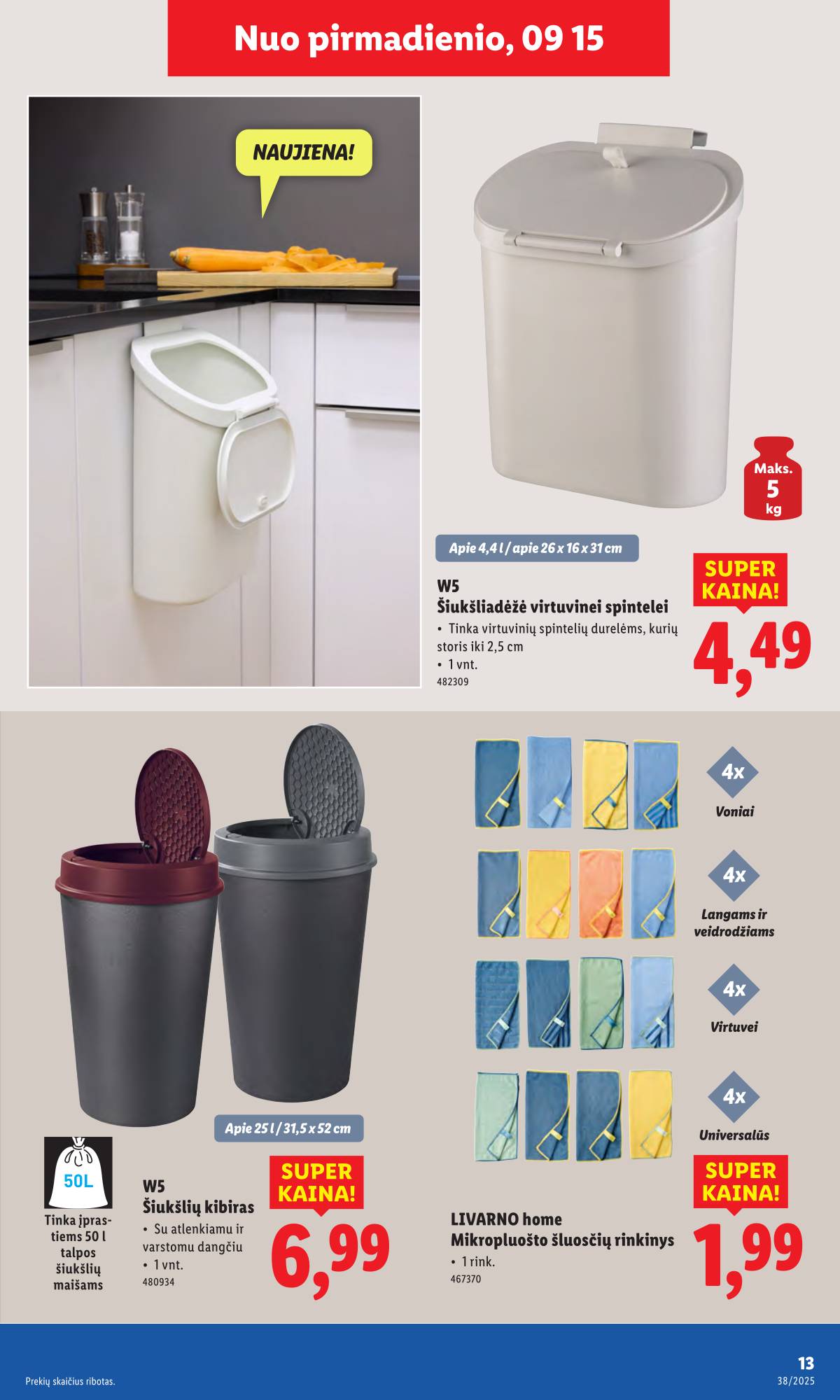 Lidl - LIDL Ne maisto prekių akcijų leidinys 13 puslapis