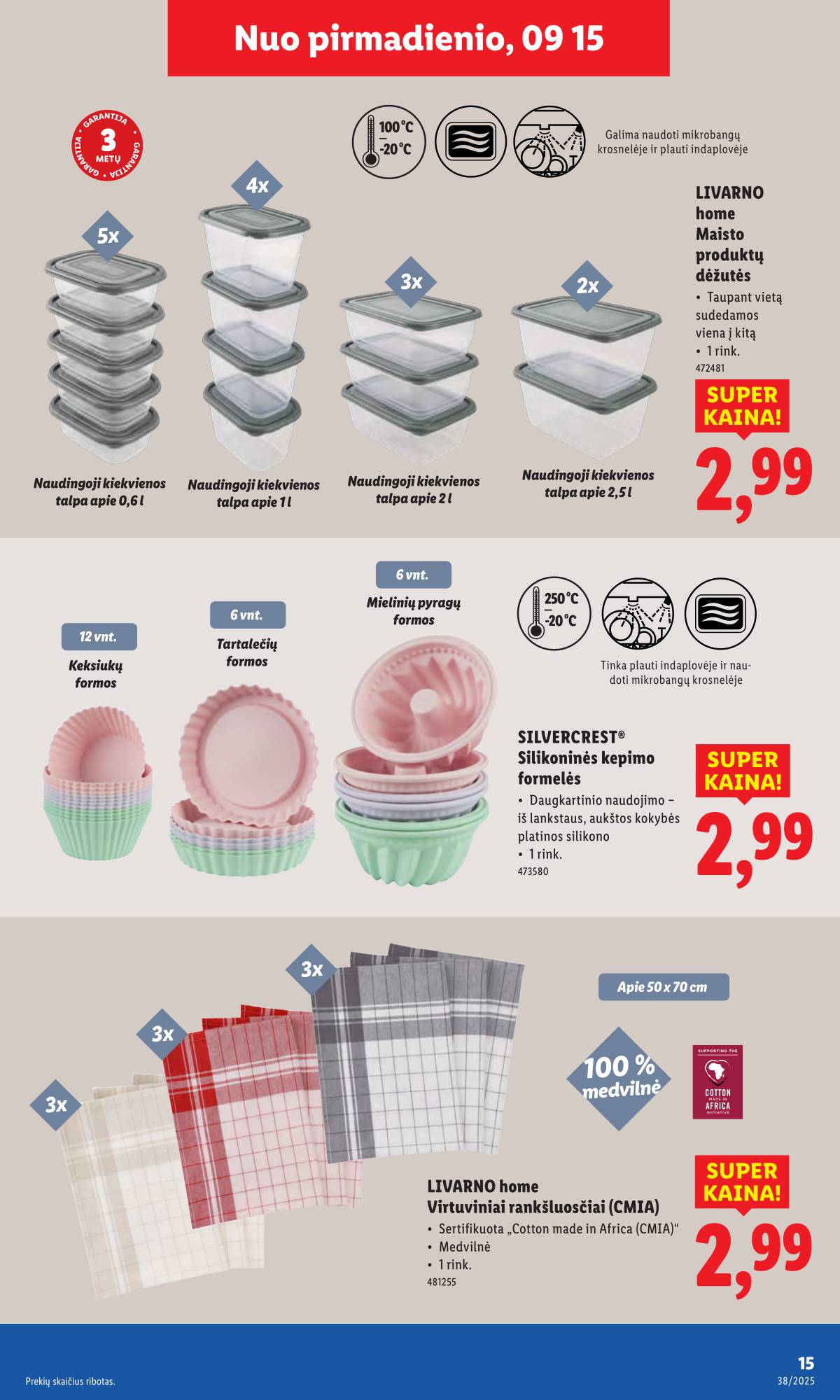Lidl - LIDL Ne maisto prekių akcijų leidinys 15 puslapis