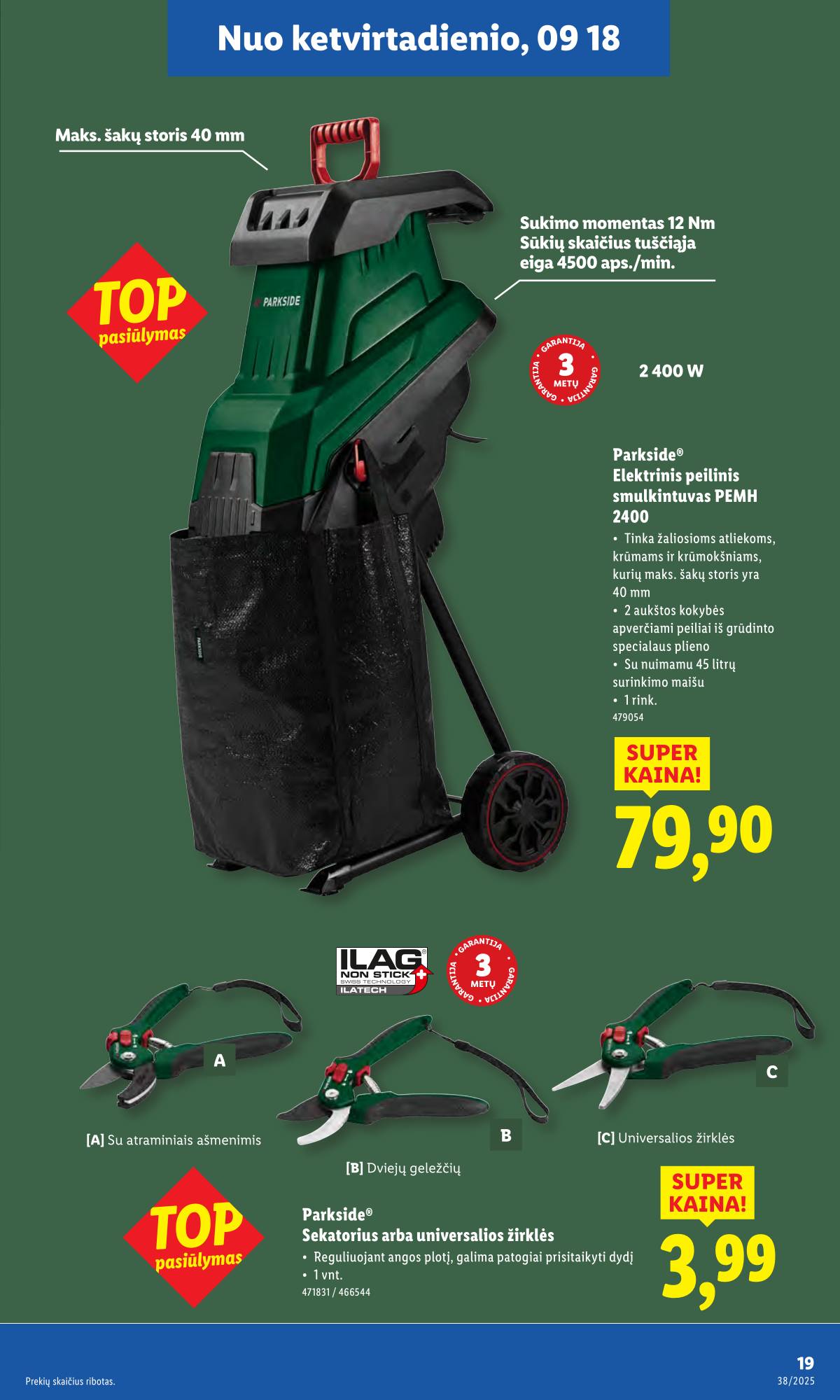 Lidl - LIDL Ne maisto prekių akcijų leidinys 19 puslapis