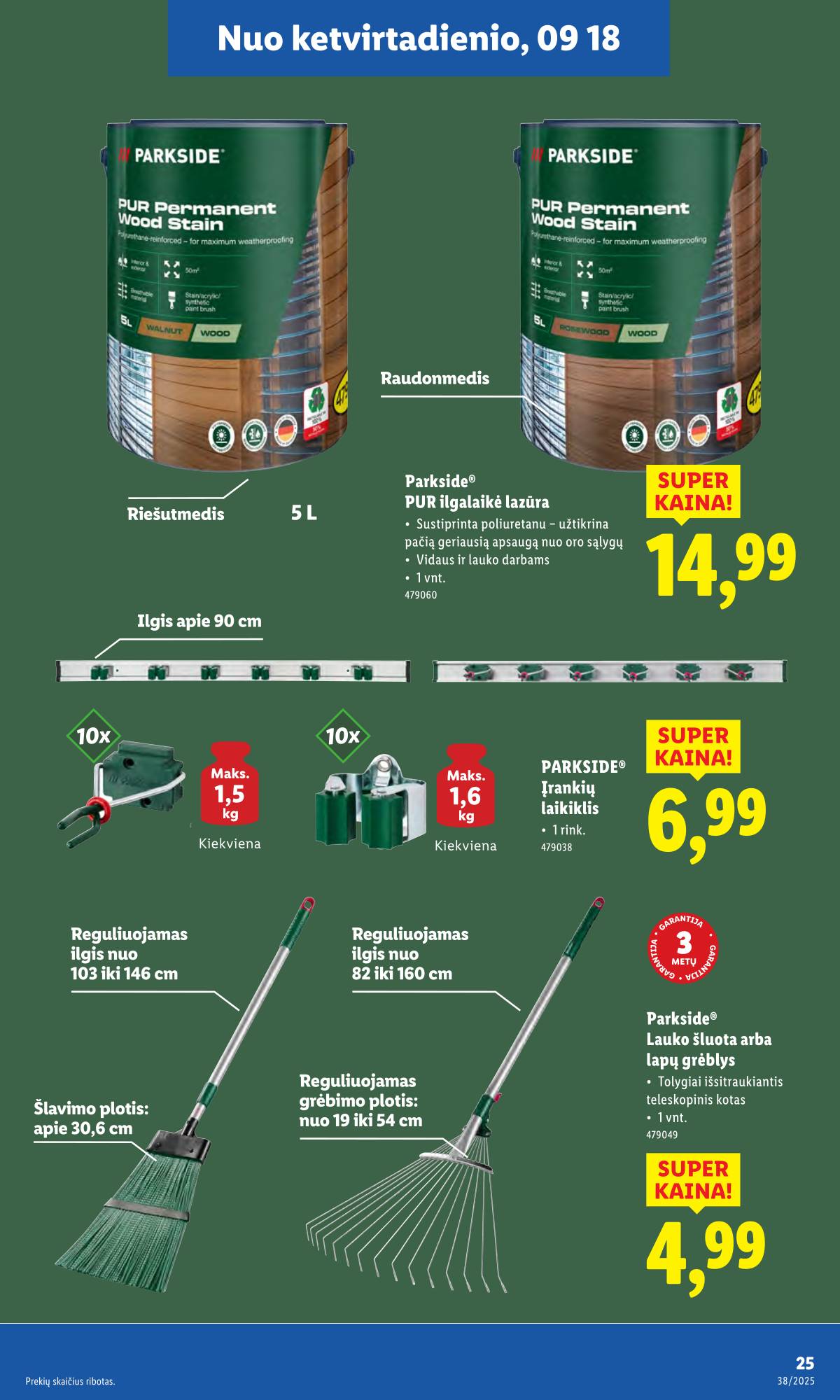 Lidl - LIDL Ne maisto prekių akcijų leidinys 25 puslapis