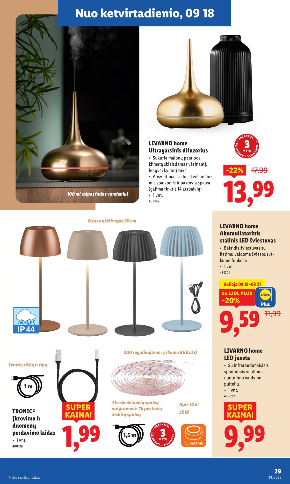 Lidl - LIDL Ne maisto prekių akcijų leidinys 29 puslapis