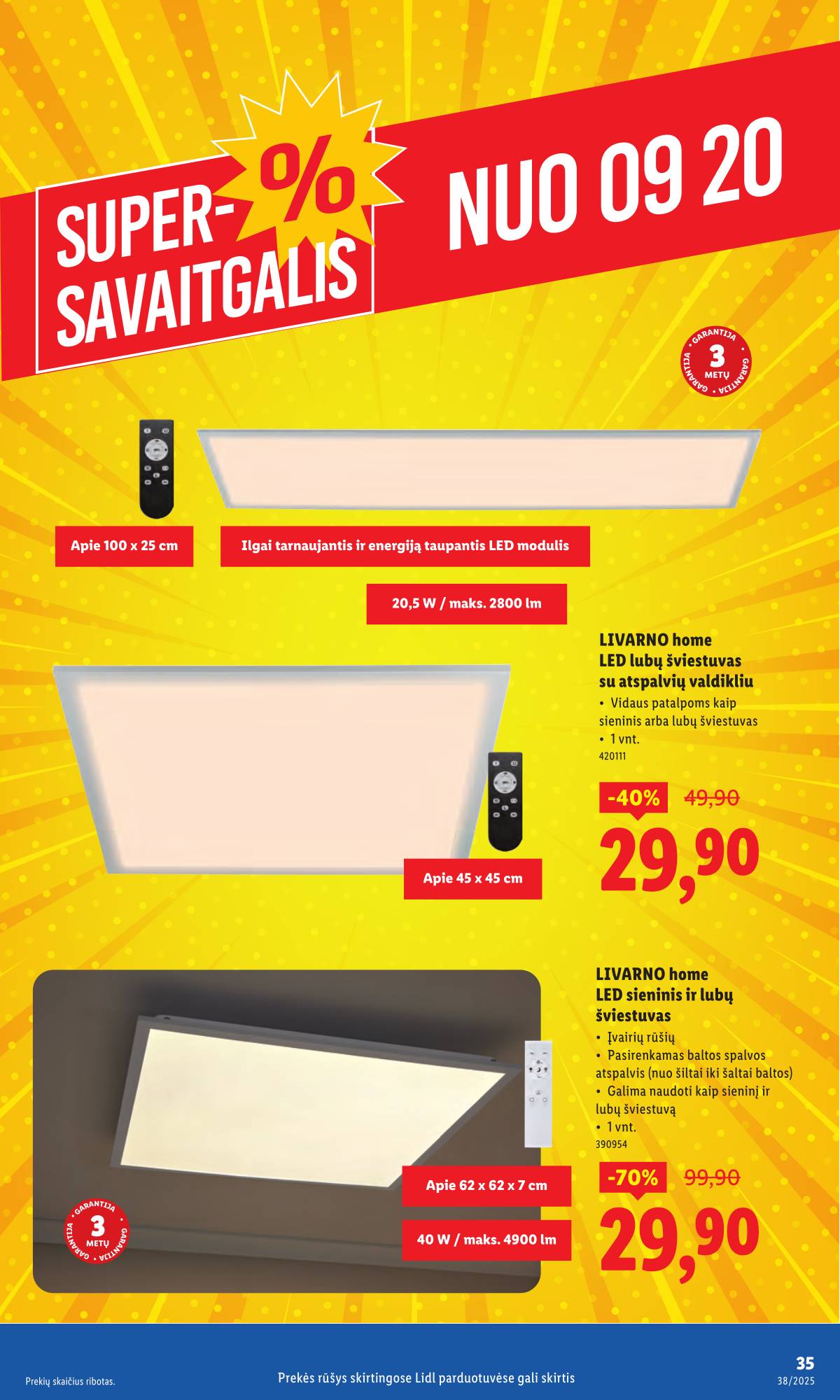Lidl - LIDL Ne maisto prekių akcijų leidinys 35 puslapis