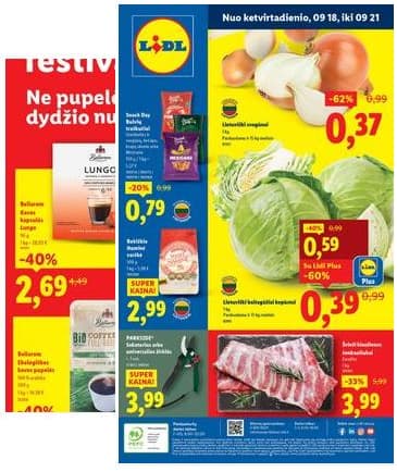 Lidl - LIDL akcijos nuo ketvirtadienio 2025-09-18 – 2025-09-21