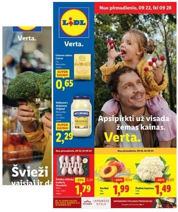 Lidl - LIDL SAVAITĖS Maisto prekių akcijų leidinys 2025-09-22 – 2025-09-28
