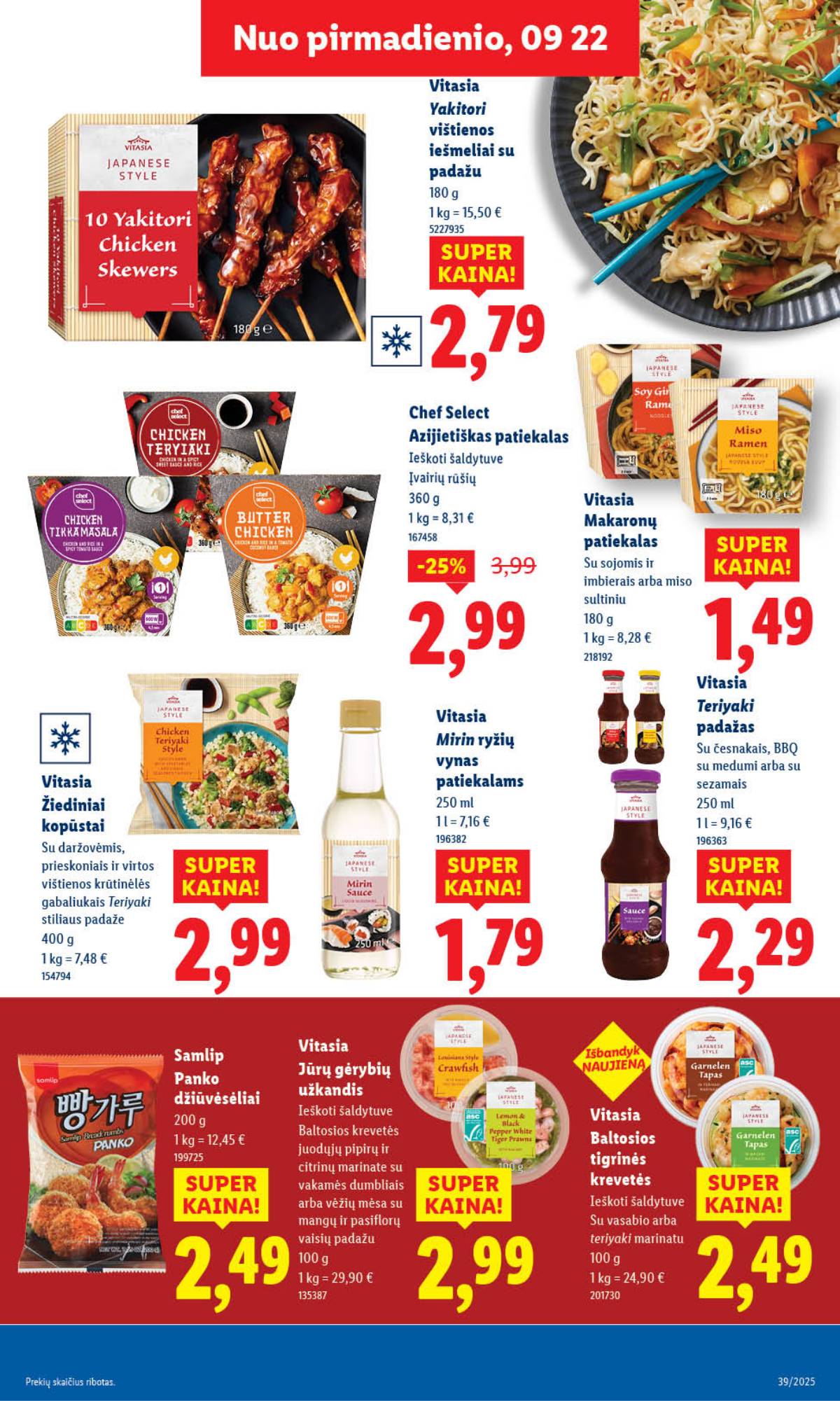 Lidl - LIDL SAVAITĖS Maisto prekių akcijų leidinys 15 puslapis