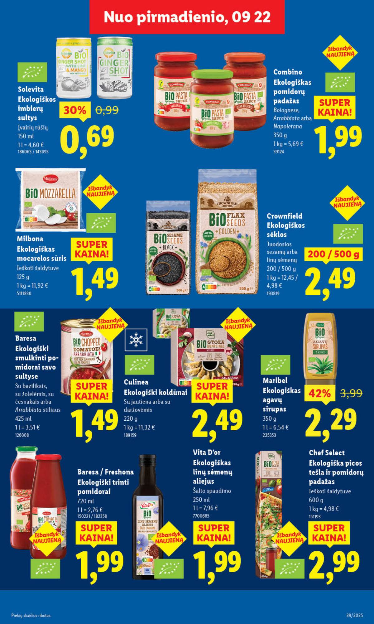 Lidl - LIDL SAVAITĖS Maisto prekių akcijų leidinys 19 puslapis