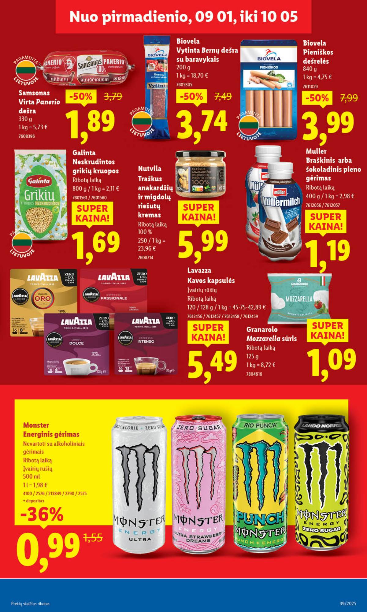 Lidl - LIDL SAVAITĖS Maisto prekių akcijų leidinys 21 puslapis